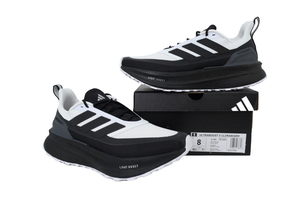 GET Adidas UltraBoost 5 TR White Iron Metallic Black JI1389