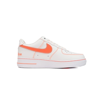 GET Nike Air Force One Low Vlone  White/Orange  AA5360-100 02