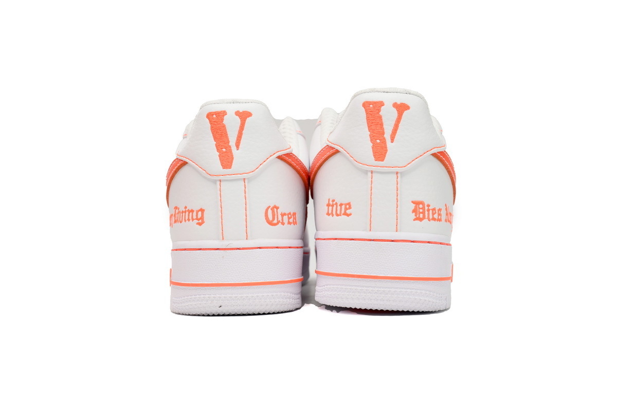 GET Nike Air Force One Low Vlone  White/Orange  AA5360-100