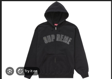 Supreme b.b. Simon Zip Up Hooded Sweatshirt
