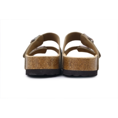 GET Birkenstock Boston Mixed Leather Grayish Green sandals version 02