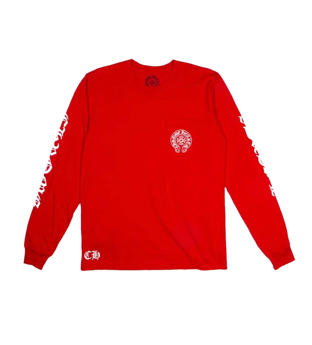 Chrome Hearts patchwork printed long-sleeved T-shirt Rad