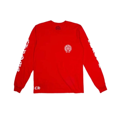 Chrome Hearts patchwork printed long-sleeved T-shirt Rad 01