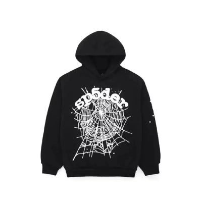 PK Sp5der Spider Worldwide Black OG Web Hoodie 01