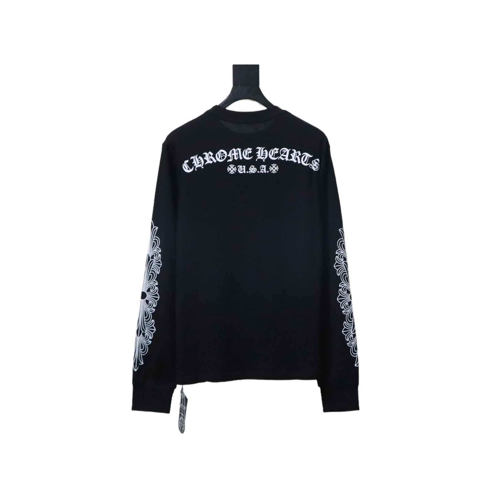 Chrome Hearts Sanskrit pattern long-sleeved T-shirt Black