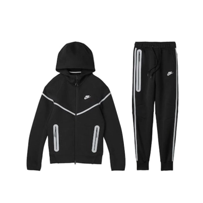 Nike Sportswear Tech Fleece Full Zip Hoodie Reflective Details Set 01
