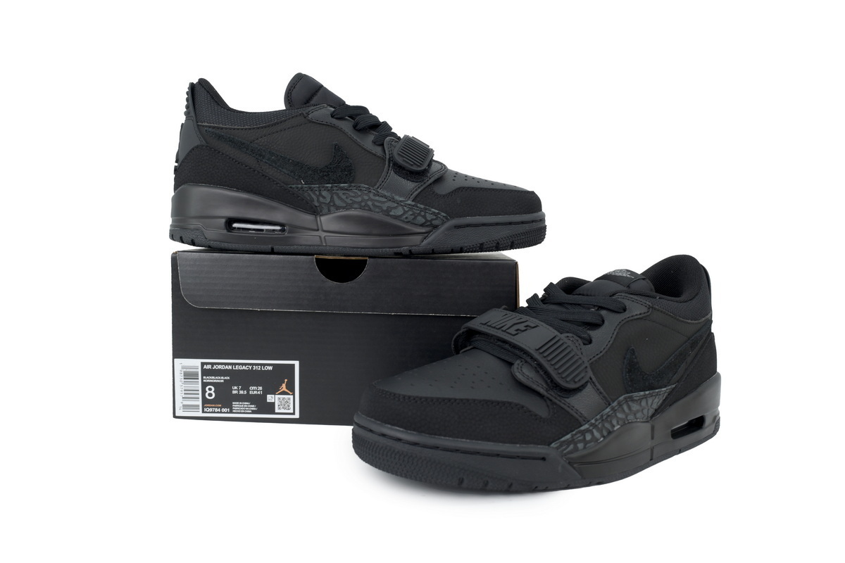GET Air Jordan Legacy 312 Low All Black IQ9784-00