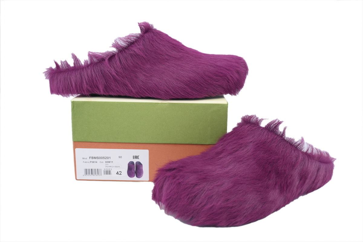 MARNI Slide Wine Red