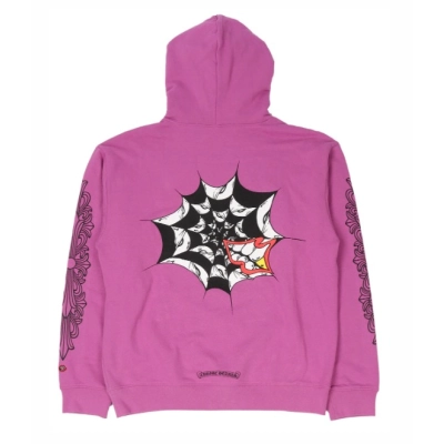 Chrome Hearts x Matty Boy Web Hoodie Purple 02