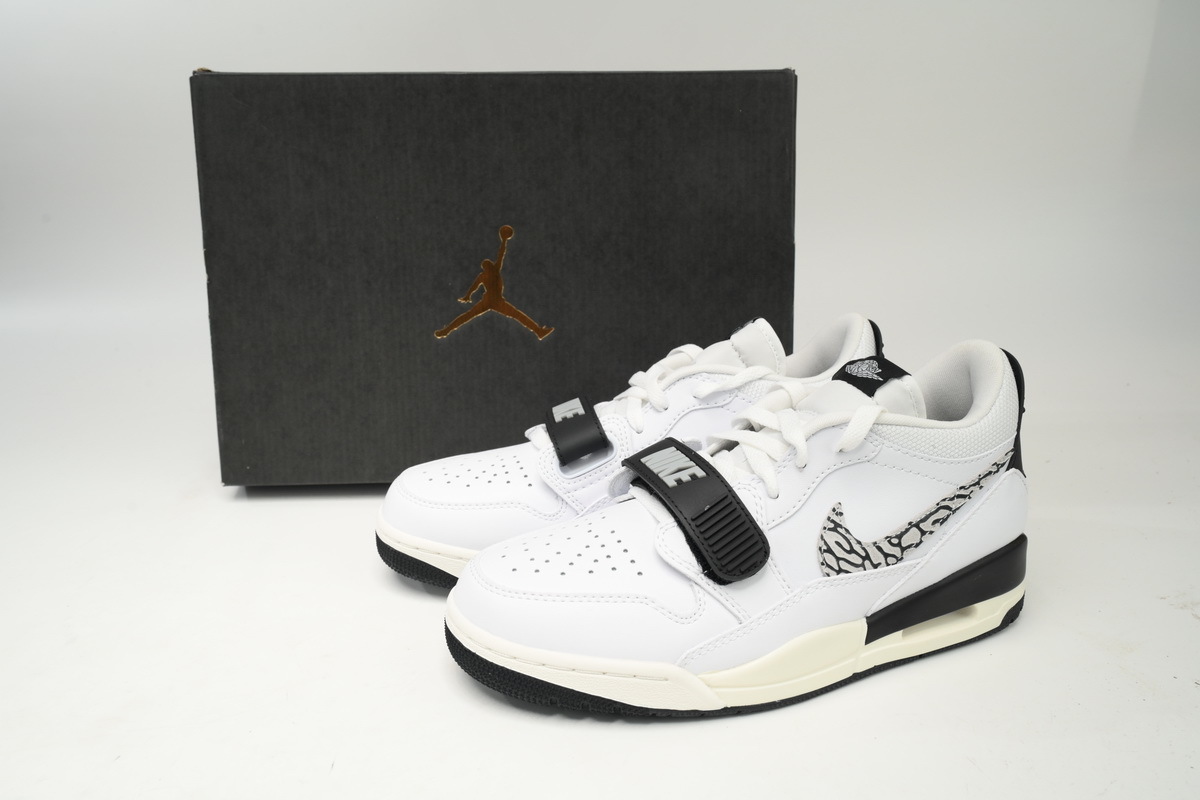 GET Air Jordan Legacy 312 Low White and Black CD7069-110