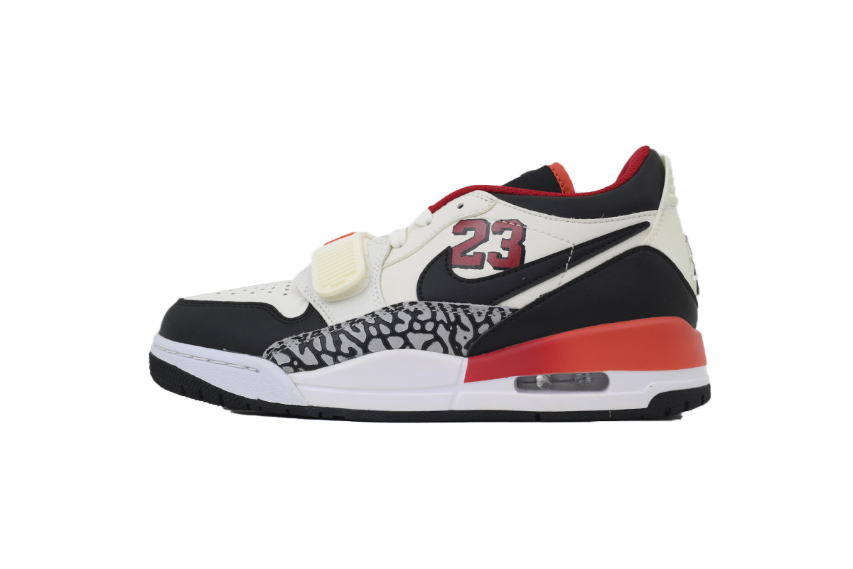 GET Air Jordan Legacy 312 Low White Black Red FJ7221-101