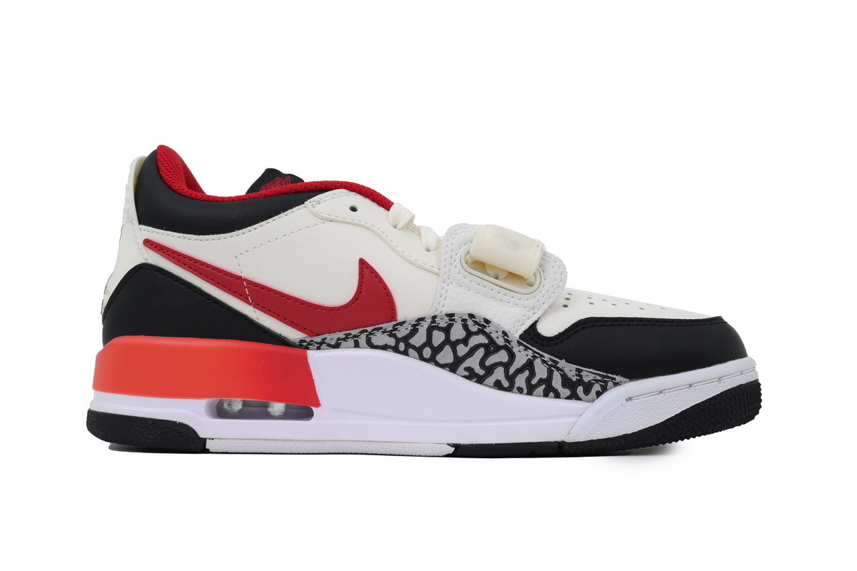 GET Air Jordan Legacy 312 Low White Black Red FJ7221-101