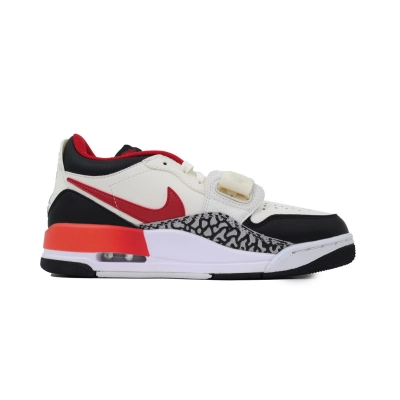 GET Air Jordan Legacy 312 Low White Black Red FJ7221-101 02