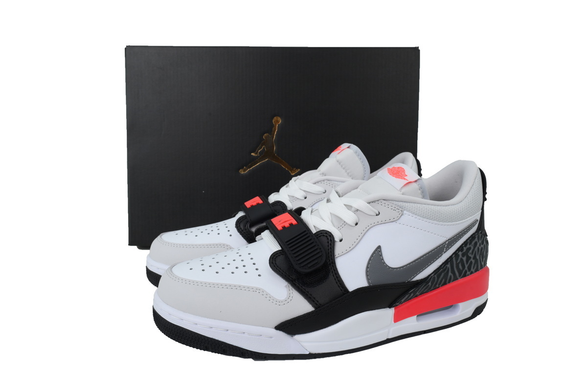 GET Air Jordan Legacy 312 Low White Red Gray CD9054-113
