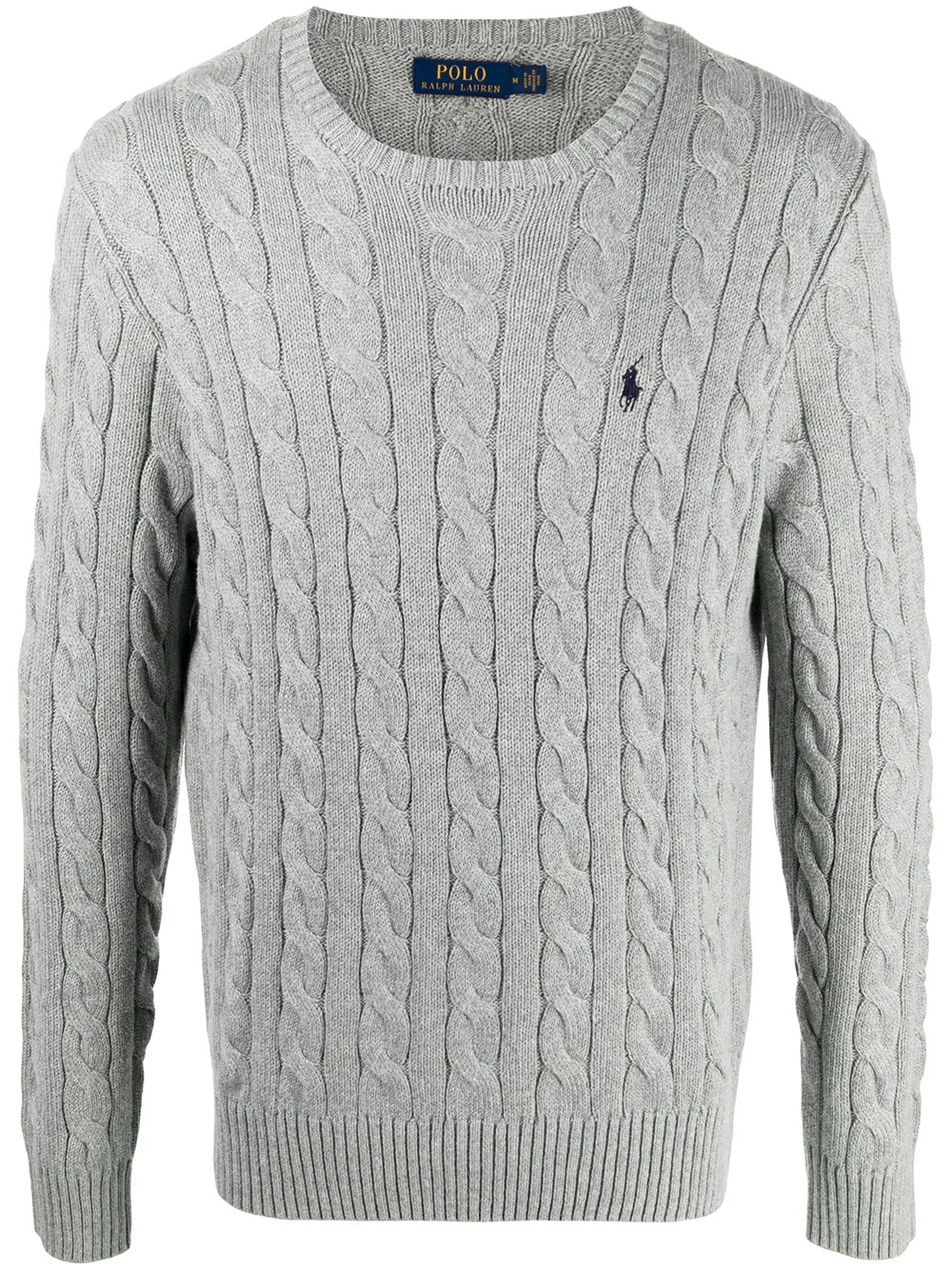 Ralph Lauren chunky cable knit Polo Sweater 