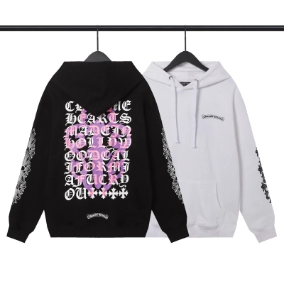 Chrome Hearts Hoodie 8992 Black/White 01