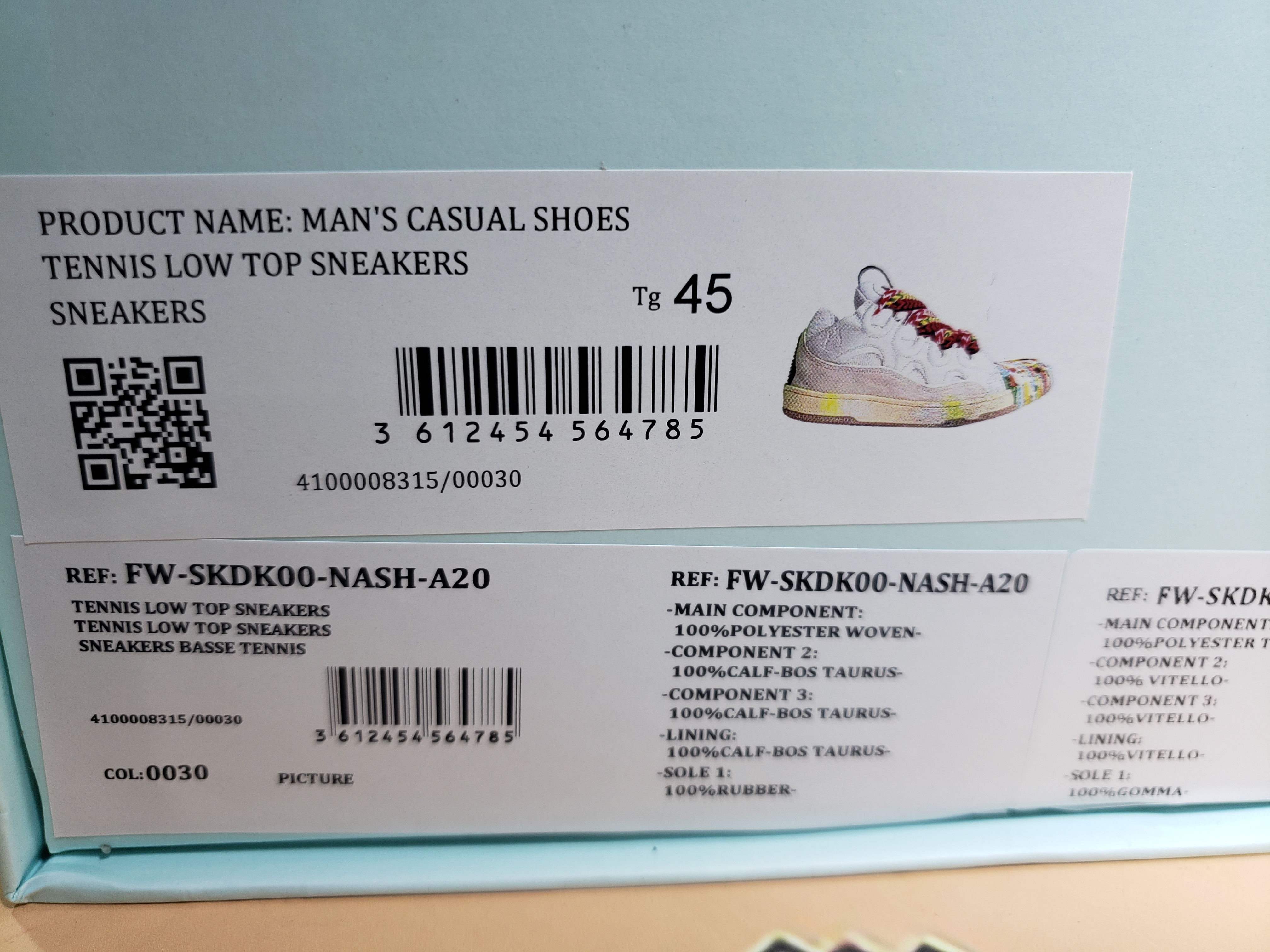 Perfectkicks LANVIN Ink Splash White