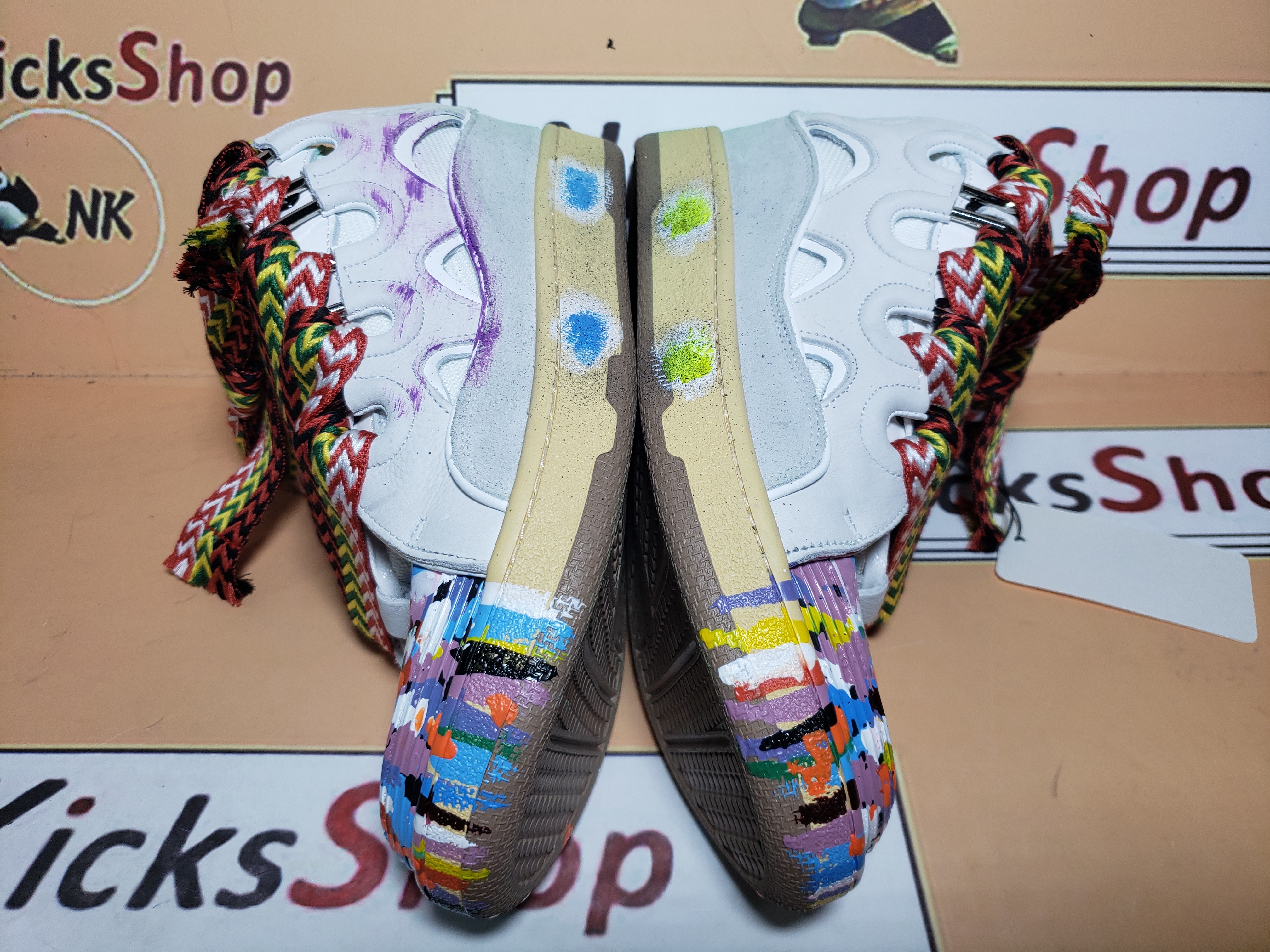Perfectkicks LANVIN Ink Splash White