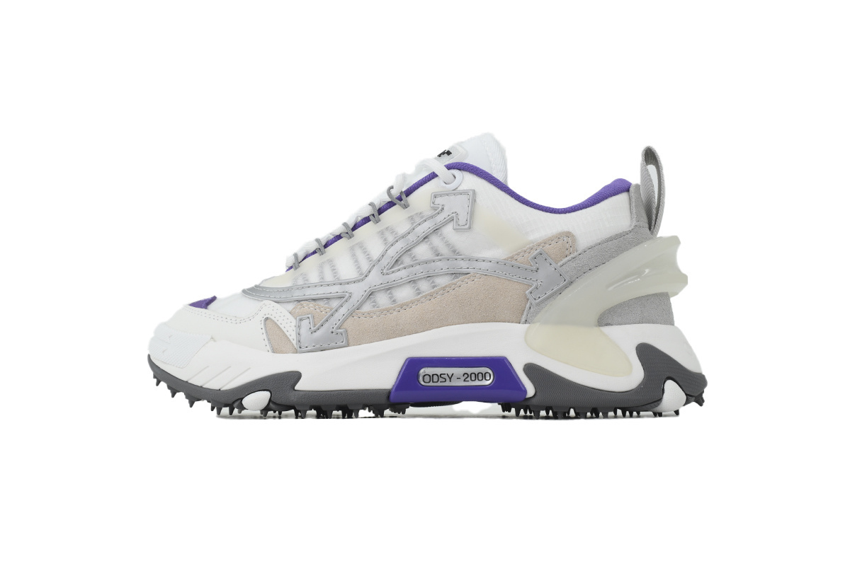 Perfectkicks OFF-WHITE ODSY White Purple, OMIA268F 23FAB00 20137