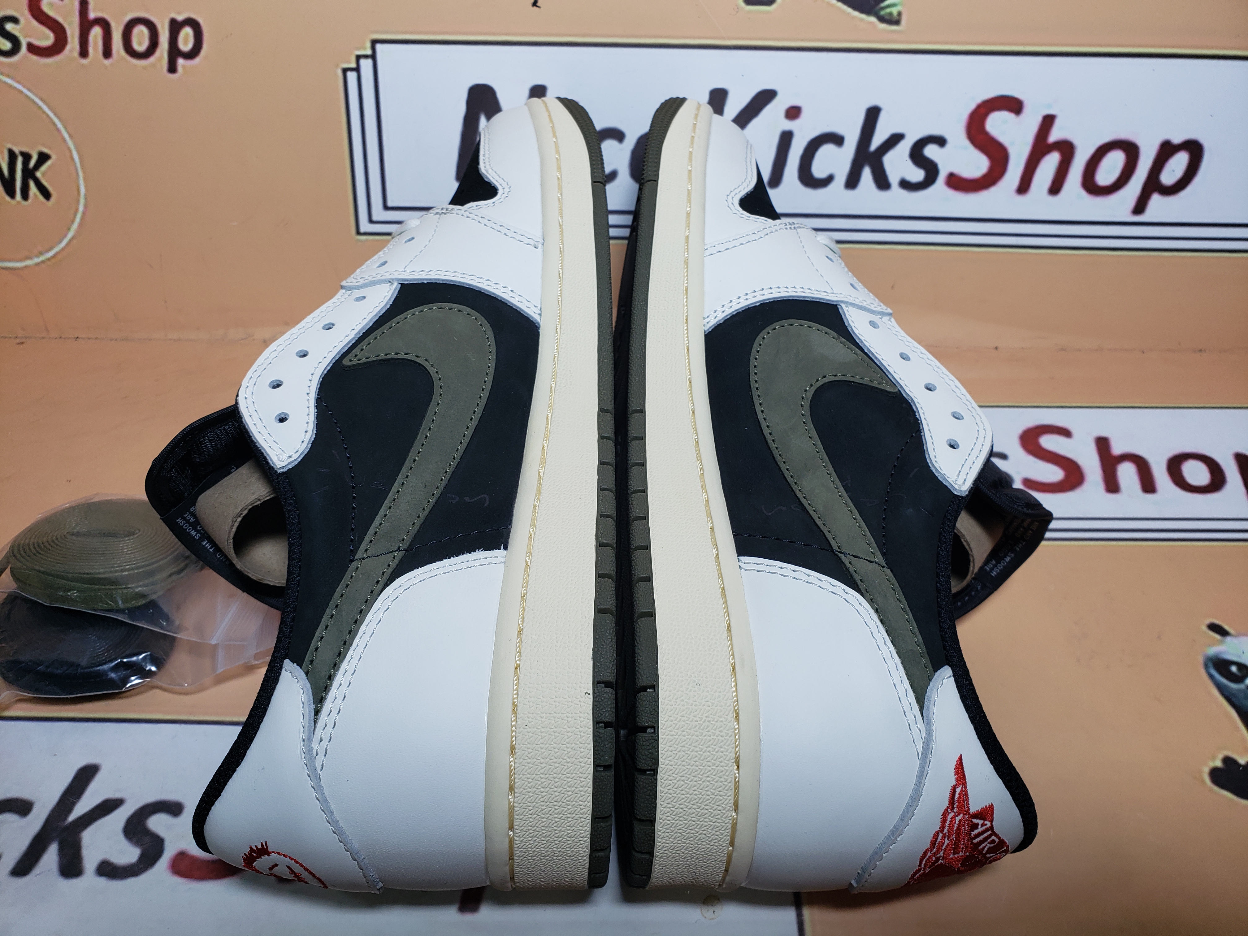  Perfectkicks Jordan 1 Retro Low OG SP Travis Scott Olive DZ4137-106