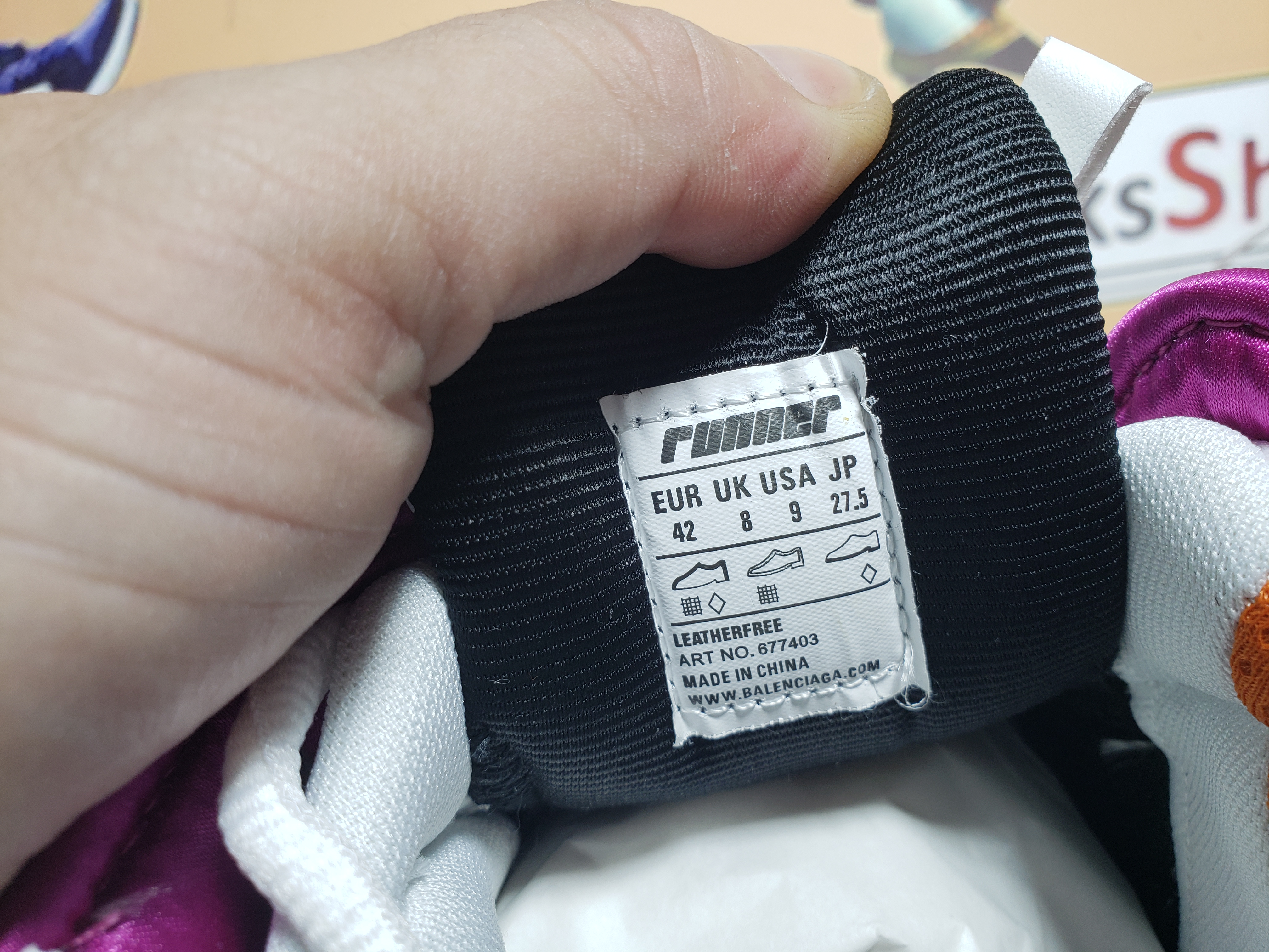  Perfectkicks Balenciaga Runner Silver Purple