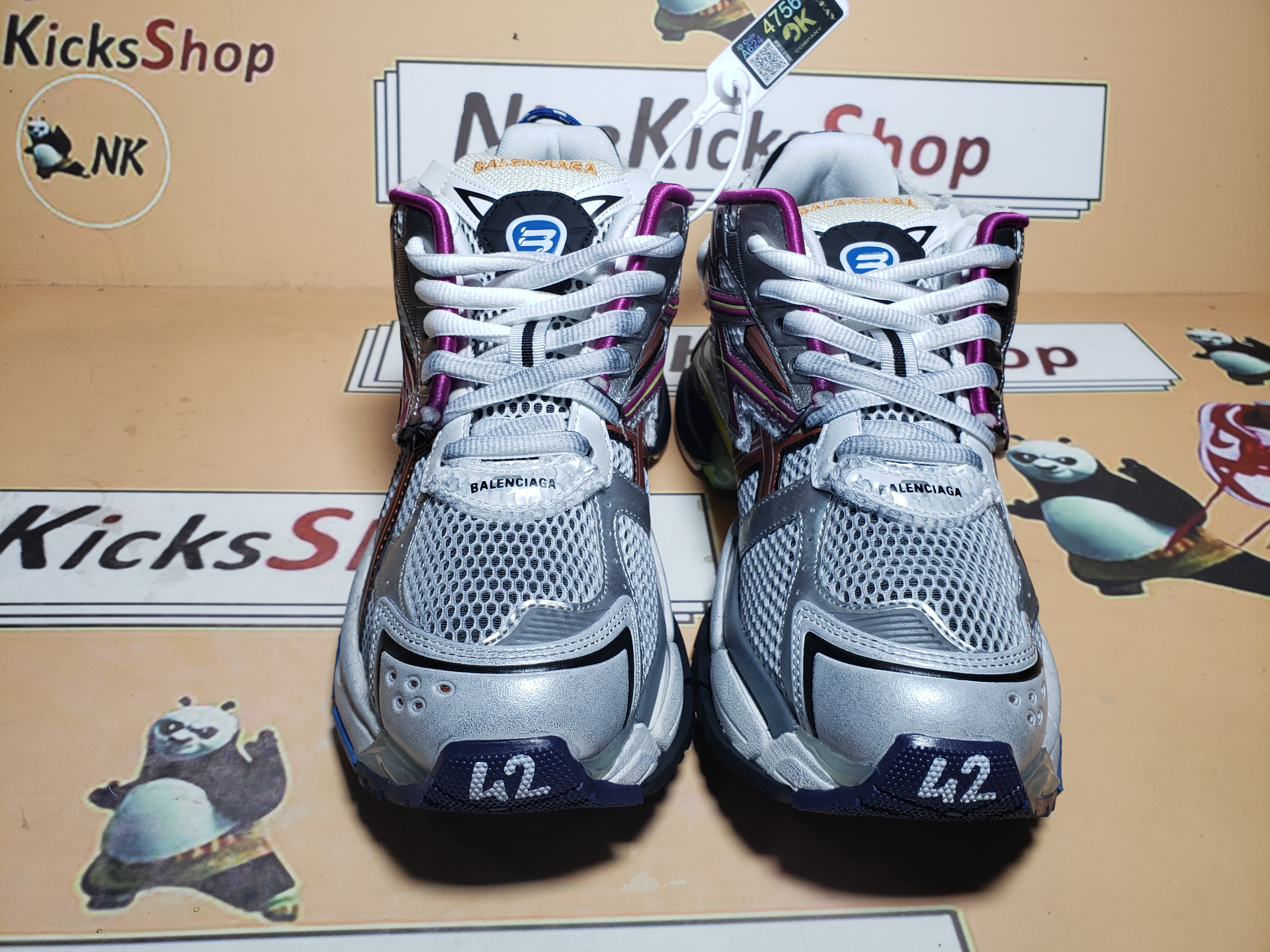  Perfectkicks Balenciaga Runner Silver Purple