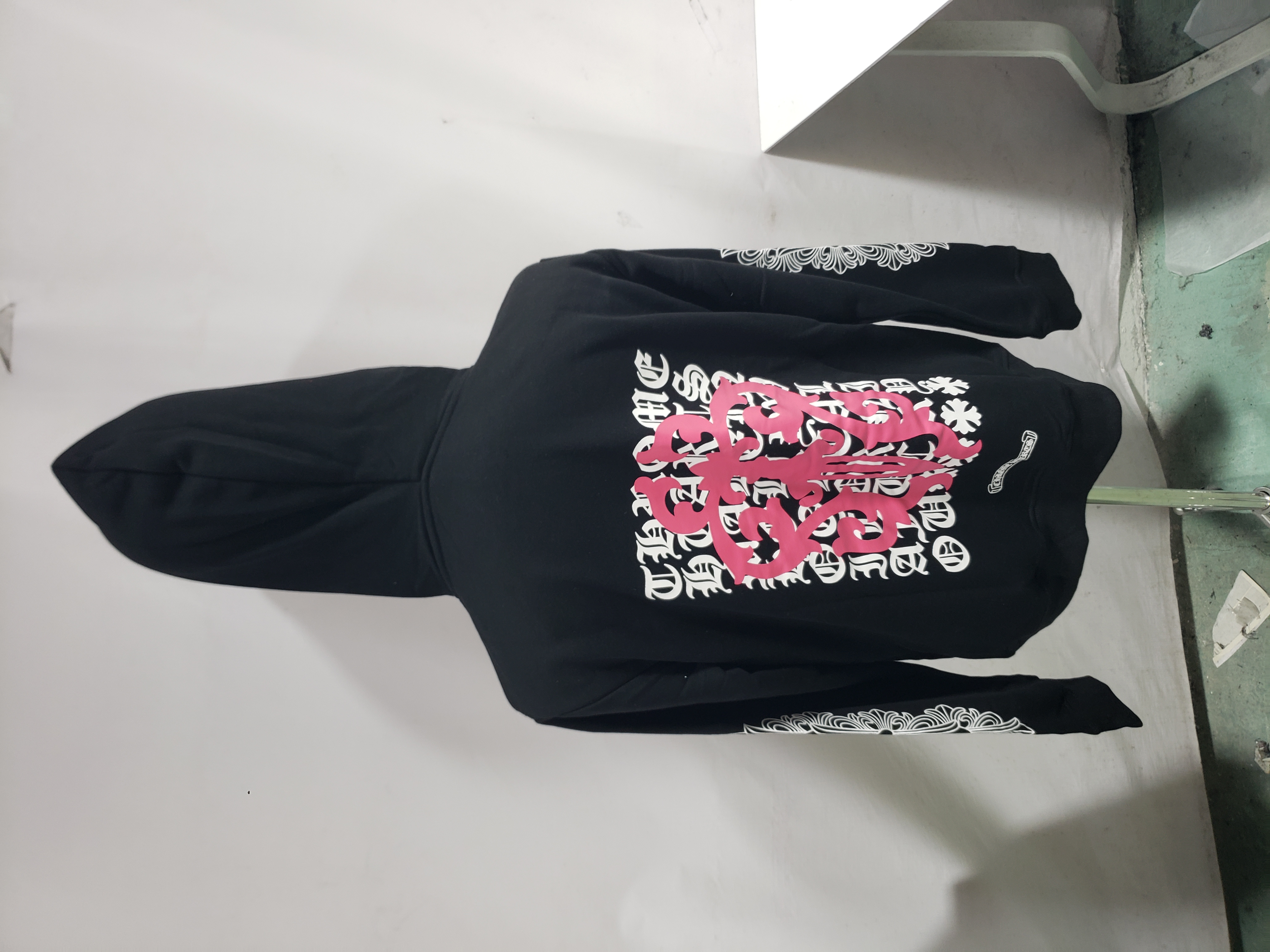 Chrome Hearts Hoodie 8992 Black/White