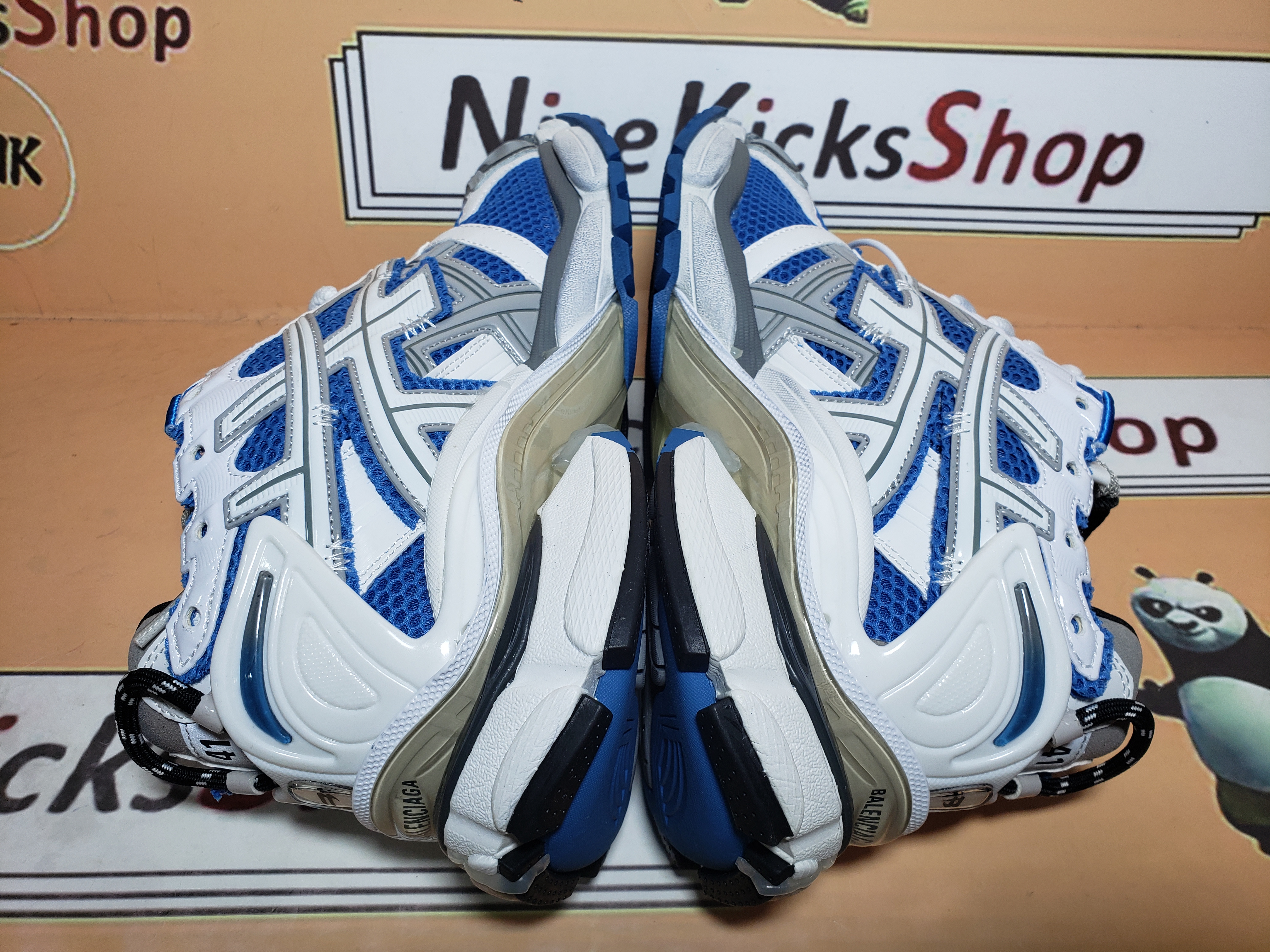  Perfectkicks Balenciaga Runner White Blue 677403 W3RB3 4912