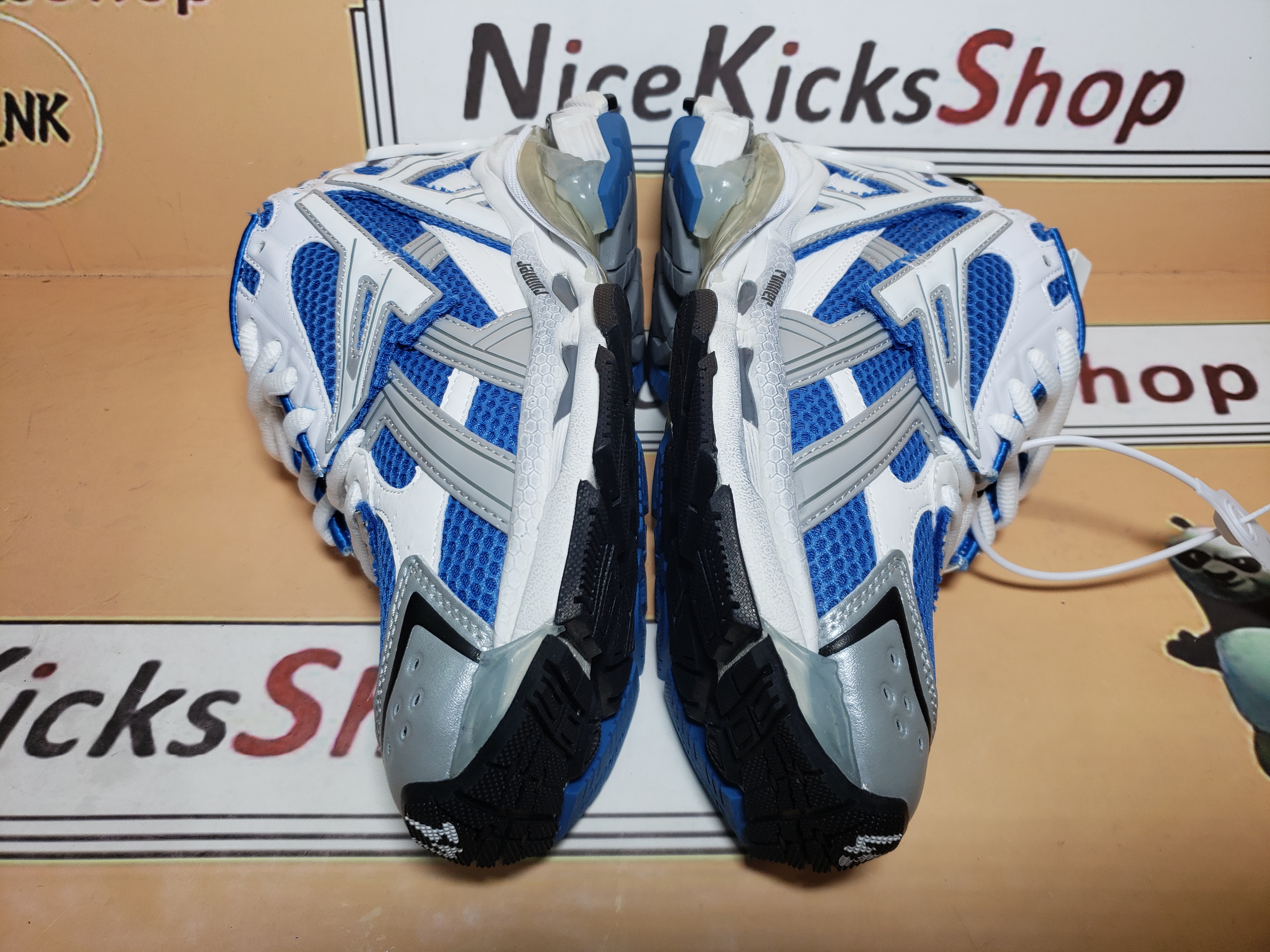  Perfectkicks Balenciaga Runner White Blue 677403 W3RB3 4912