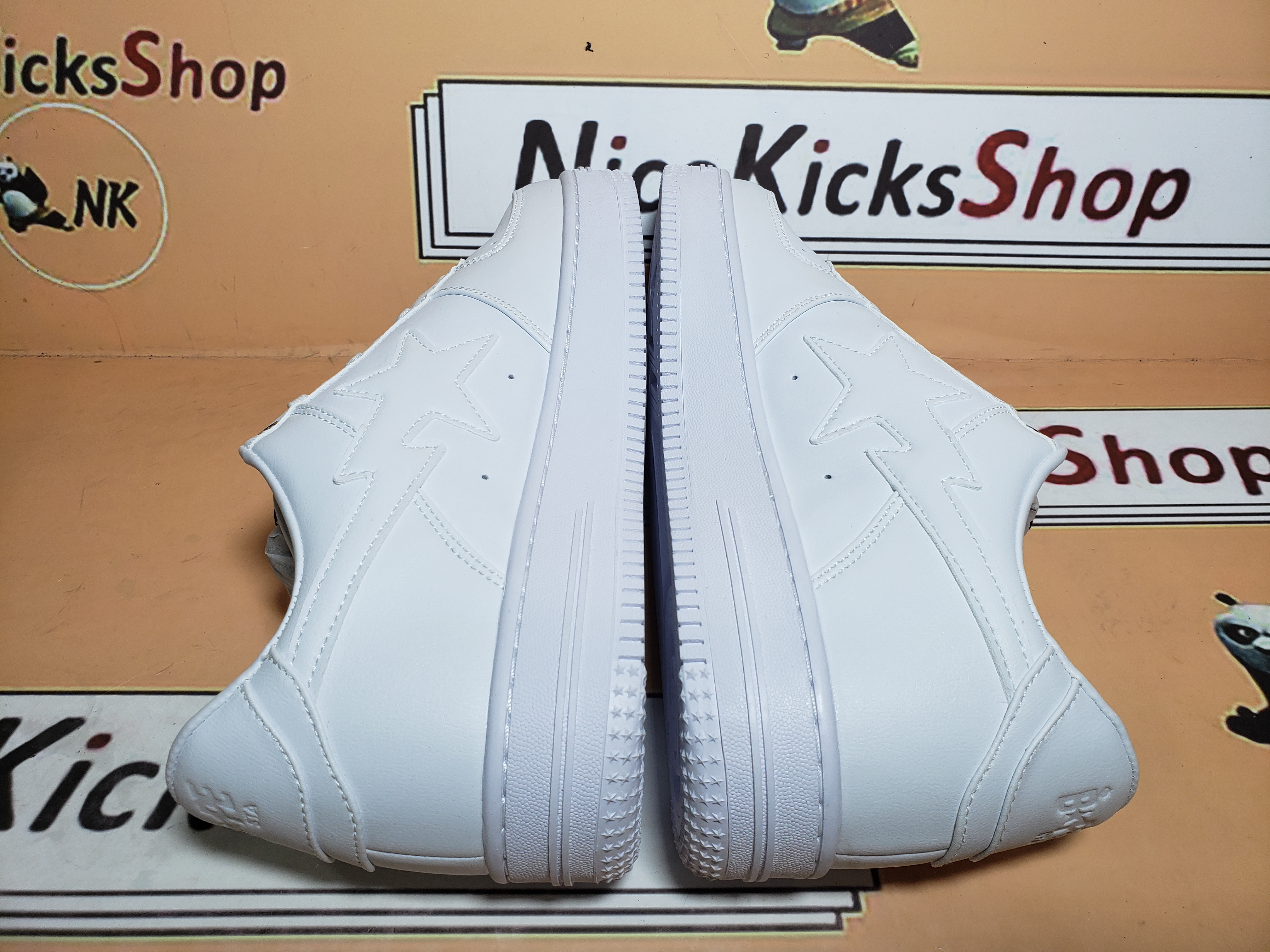 GET A Bathing Ape Bape Sta Low White 1H70-191-006