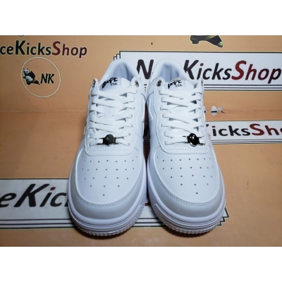 GET A Bathing Ape Bape Sta Low White 1H70-191-006 02
