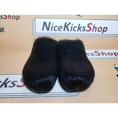 Perfectkicks Black long hair calfskin Fussbett sabot Marni Slides 02