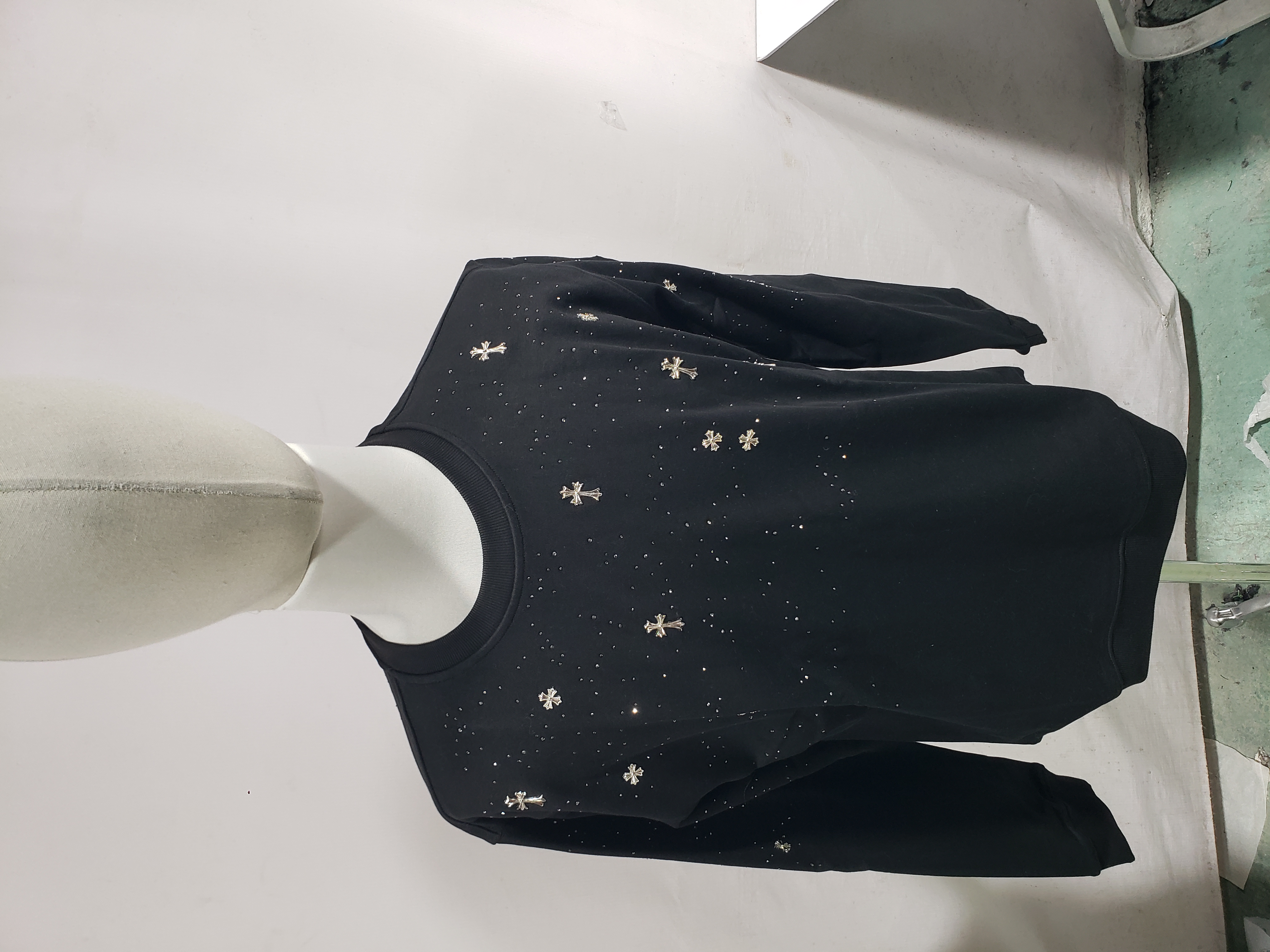  Chrome Hearts hot diamond star Hoodie