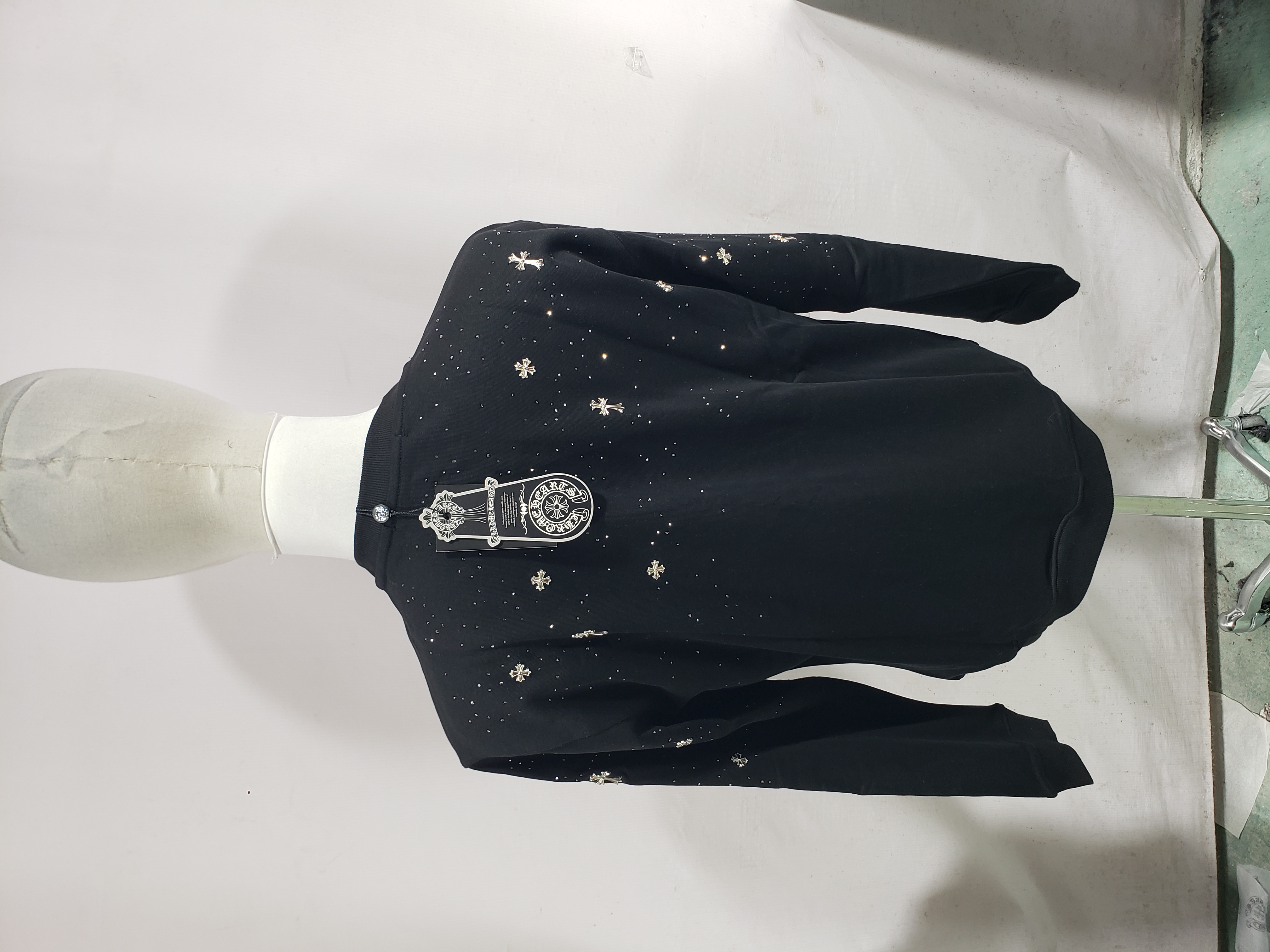  Chrome Hearts hot diamond star Hoodie