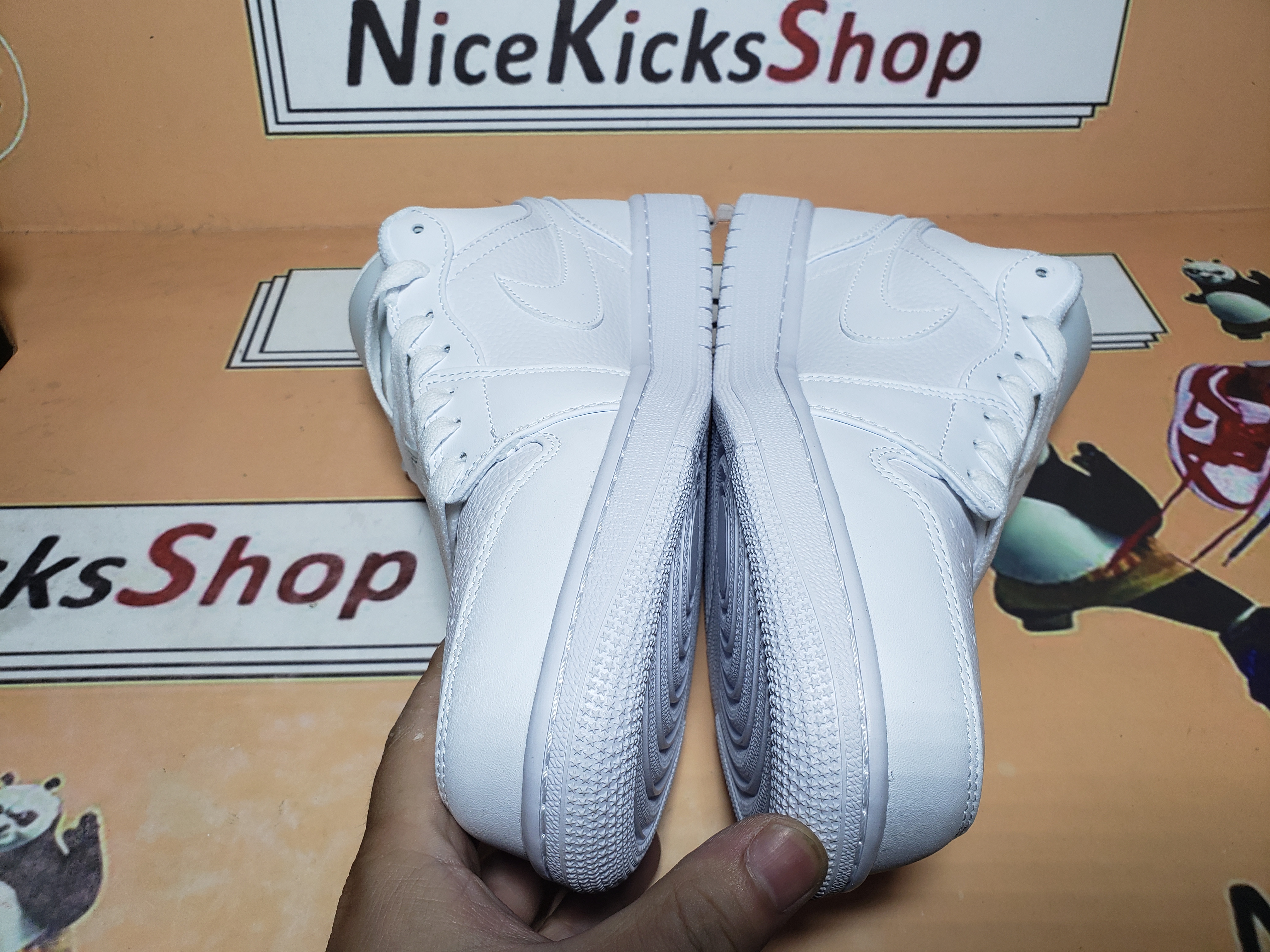  GET Jordan 1 Low White Pure Platnium,553558-130
