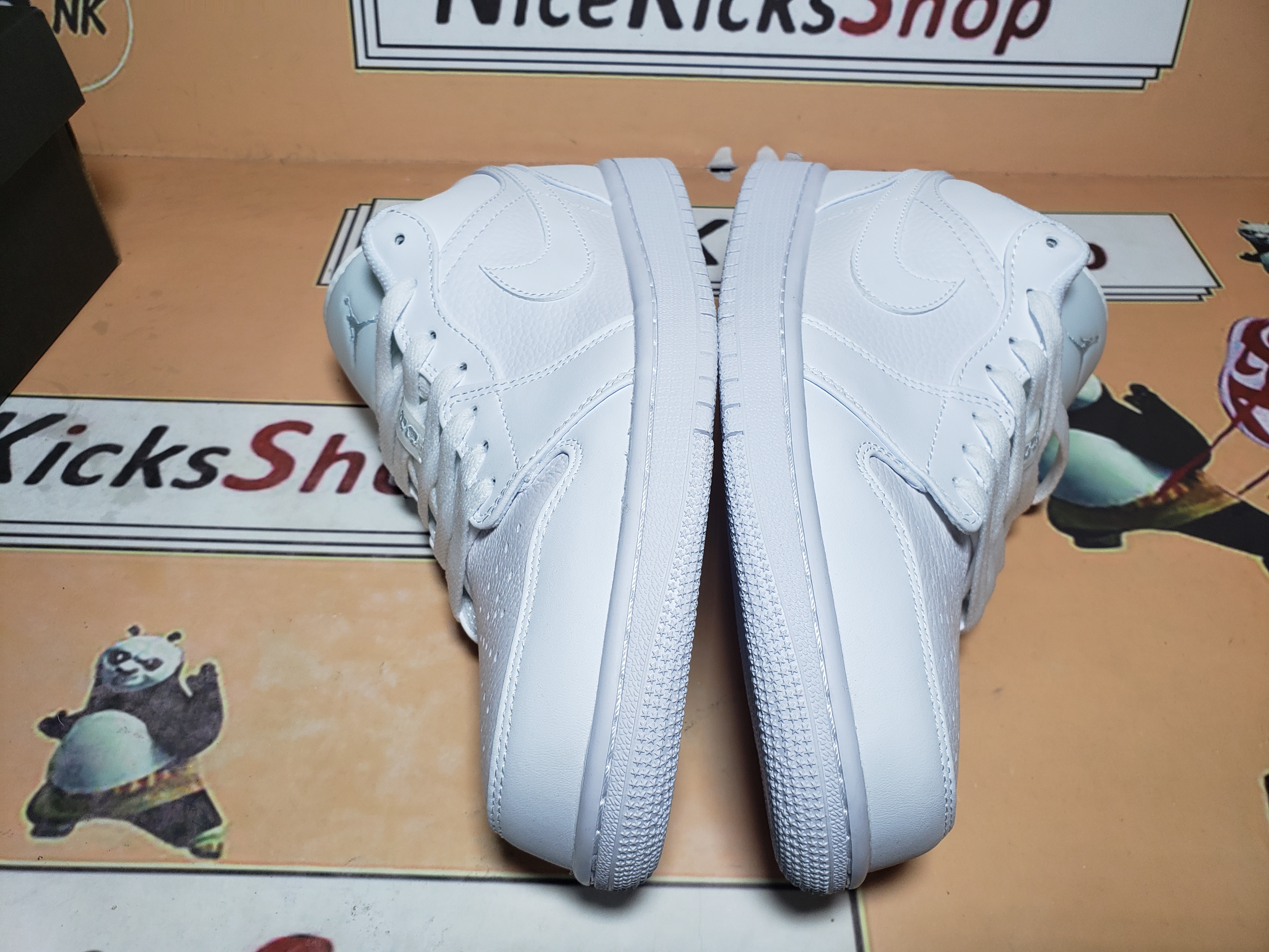  GET Jordan 1 Low White Pure Platnium,553558-130