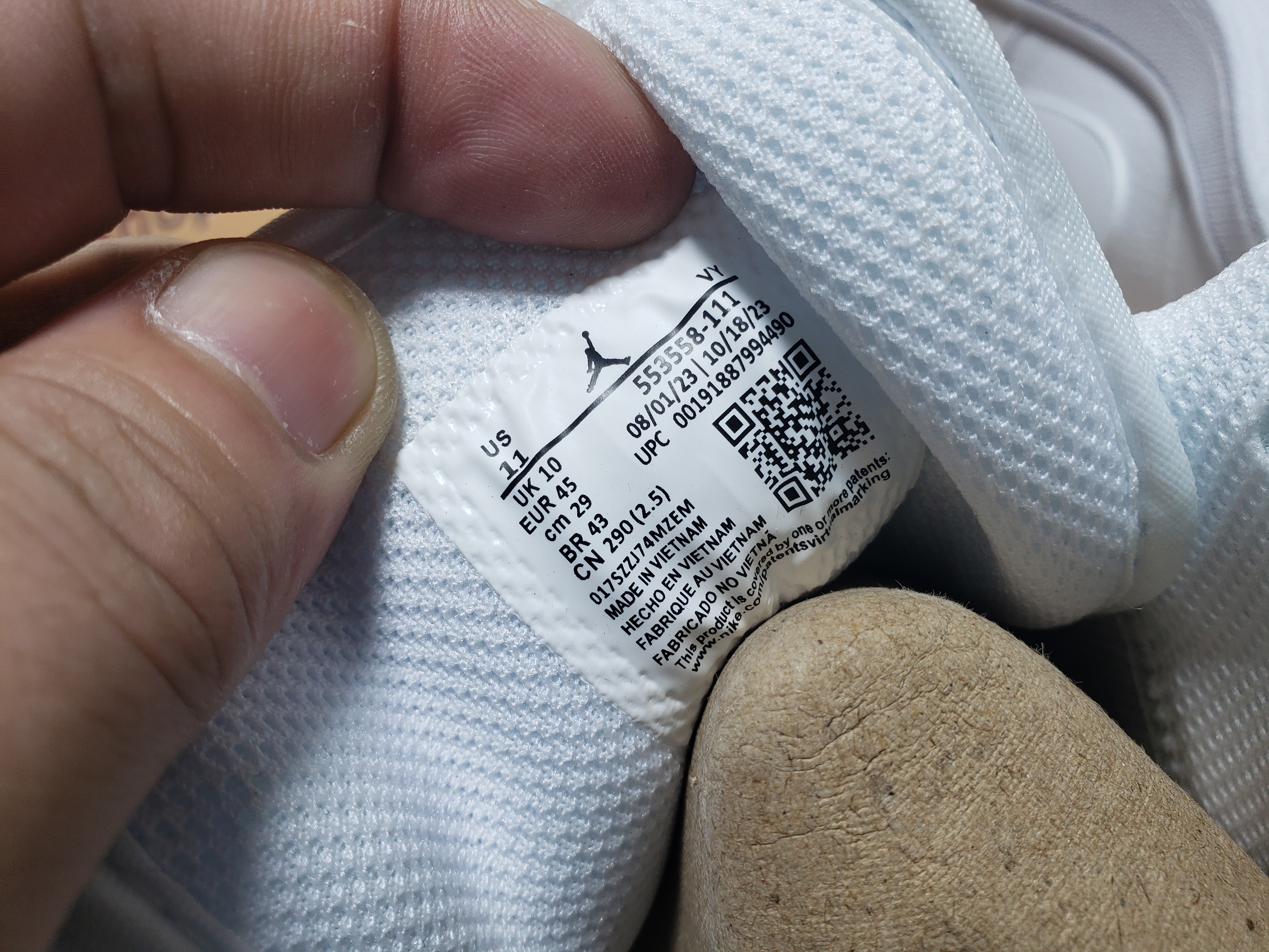  GET Jordan 1 Low White Pure Platnium,553558-130