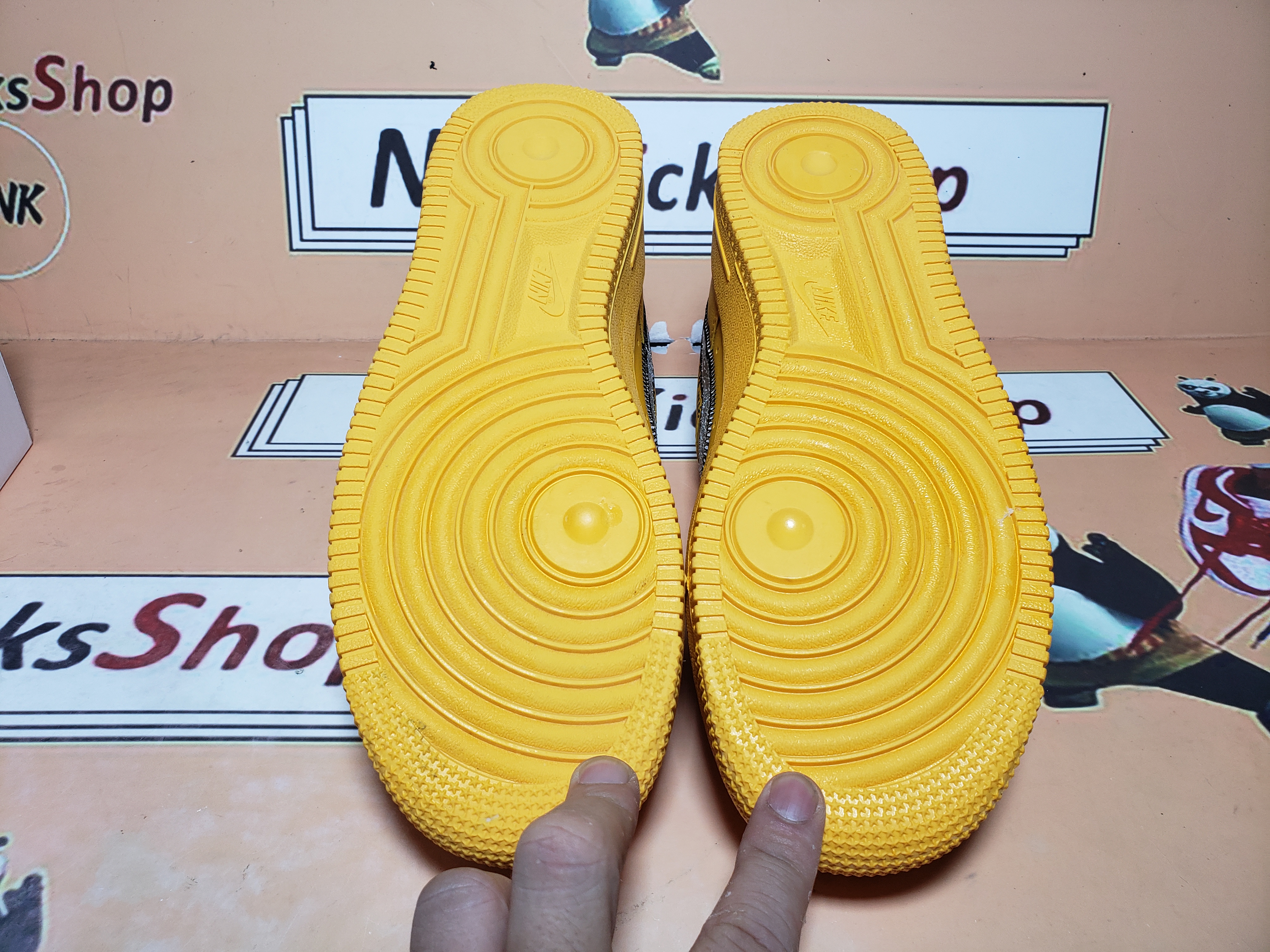  Perfectkicks Air Force 1 Low OFF-WHITE University Gold Metallic Silver, DD1876-700