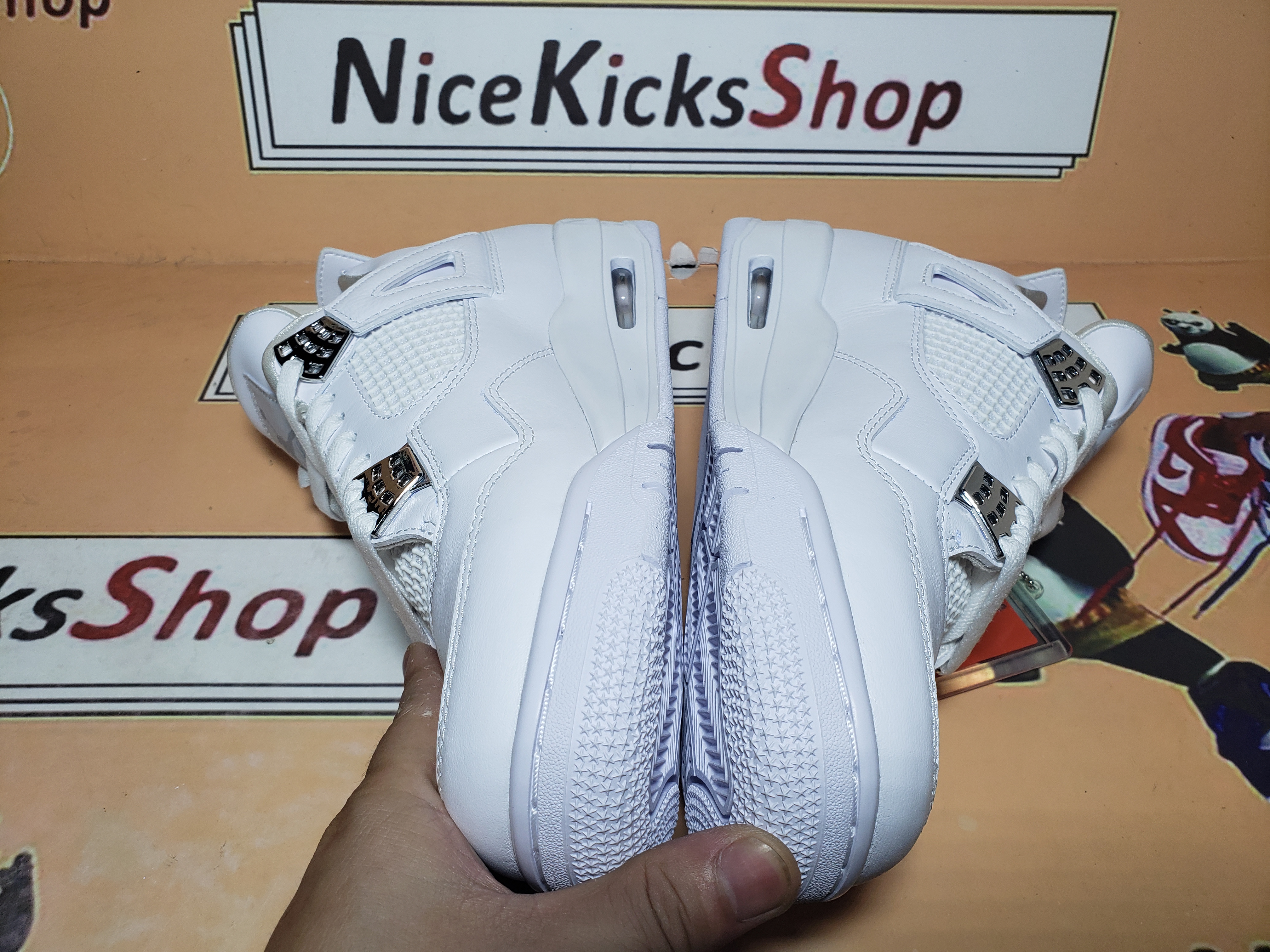  Perfectkicks Jordan 4 Retro Pure Money,308497-100