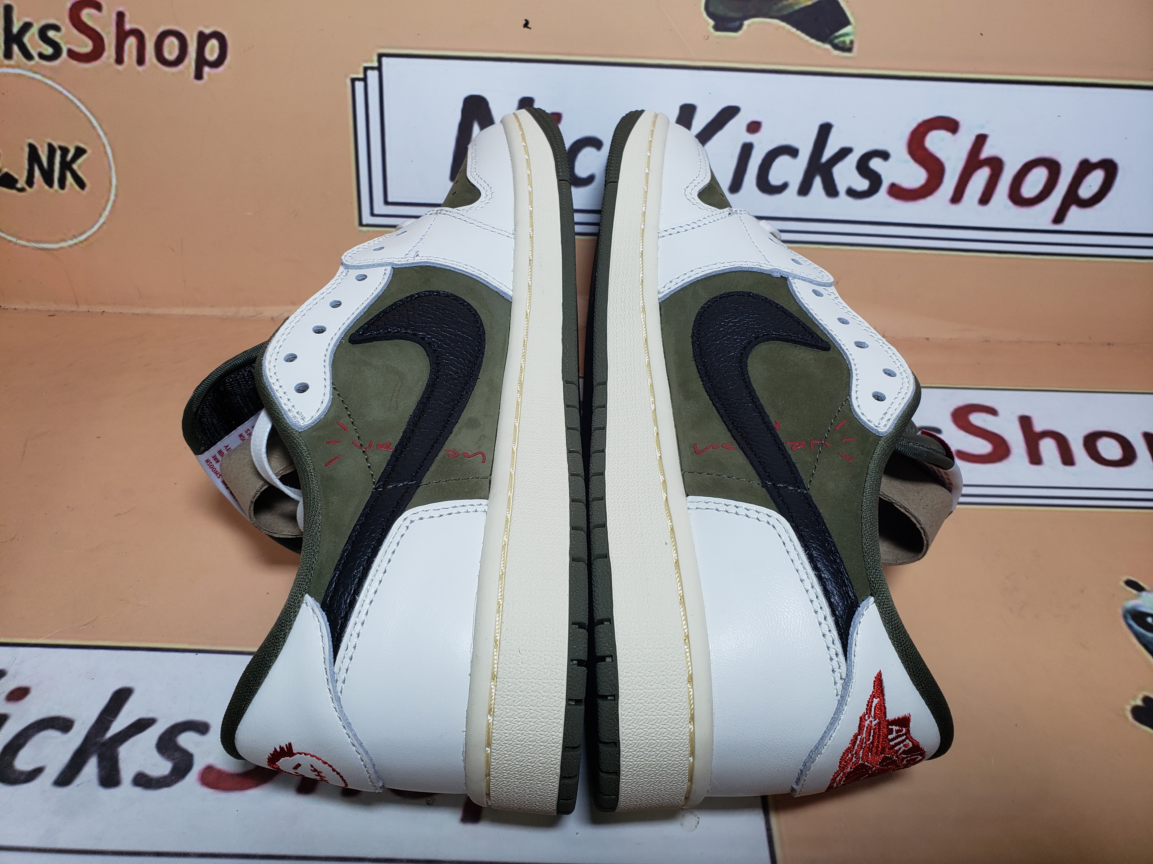  Perfectkicks Travis Scott x Air Jordan 1 Low OG SP Medium Olive  DM7866-200