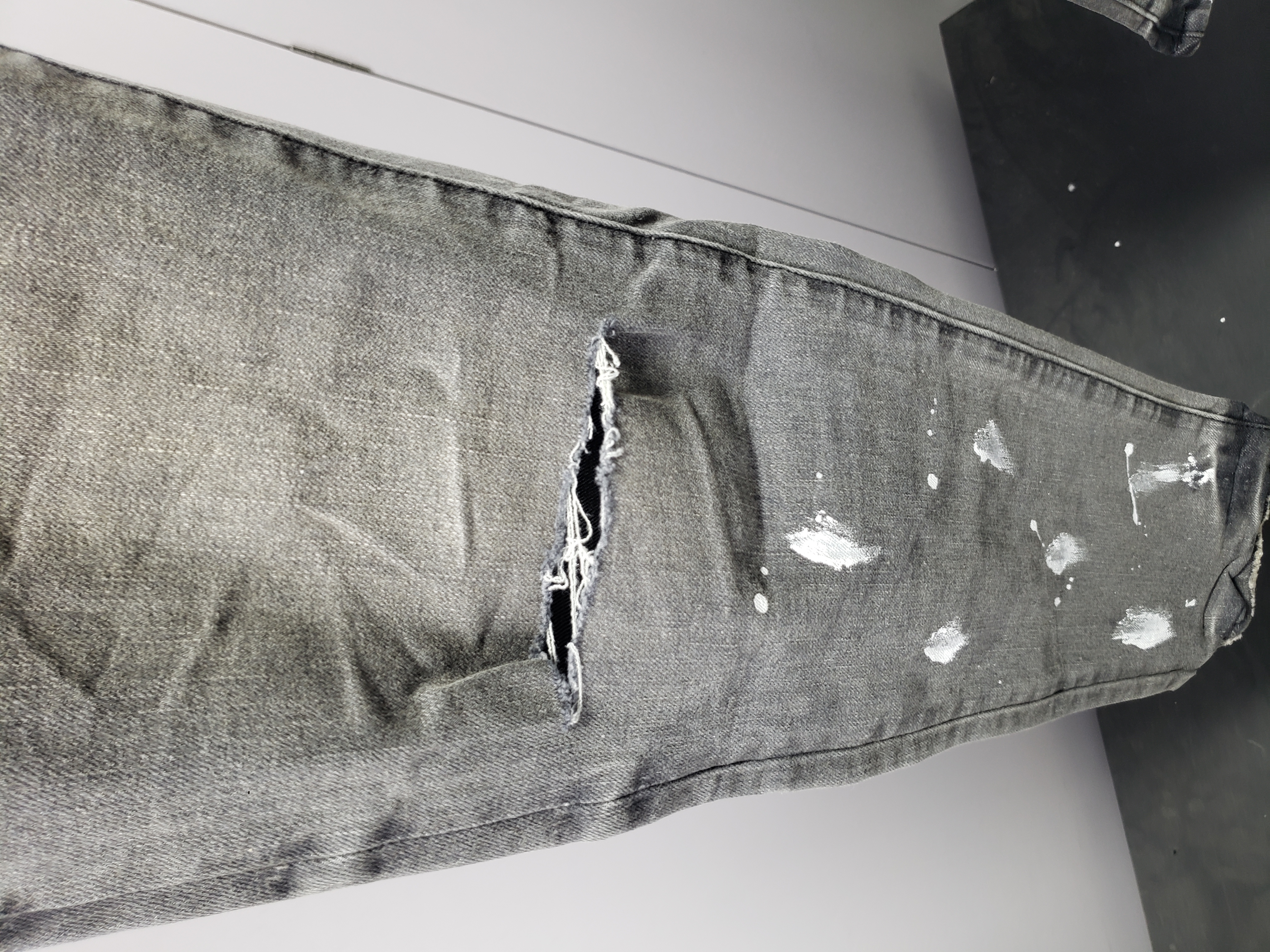New Purple Brand Fashion Men Black Jeans