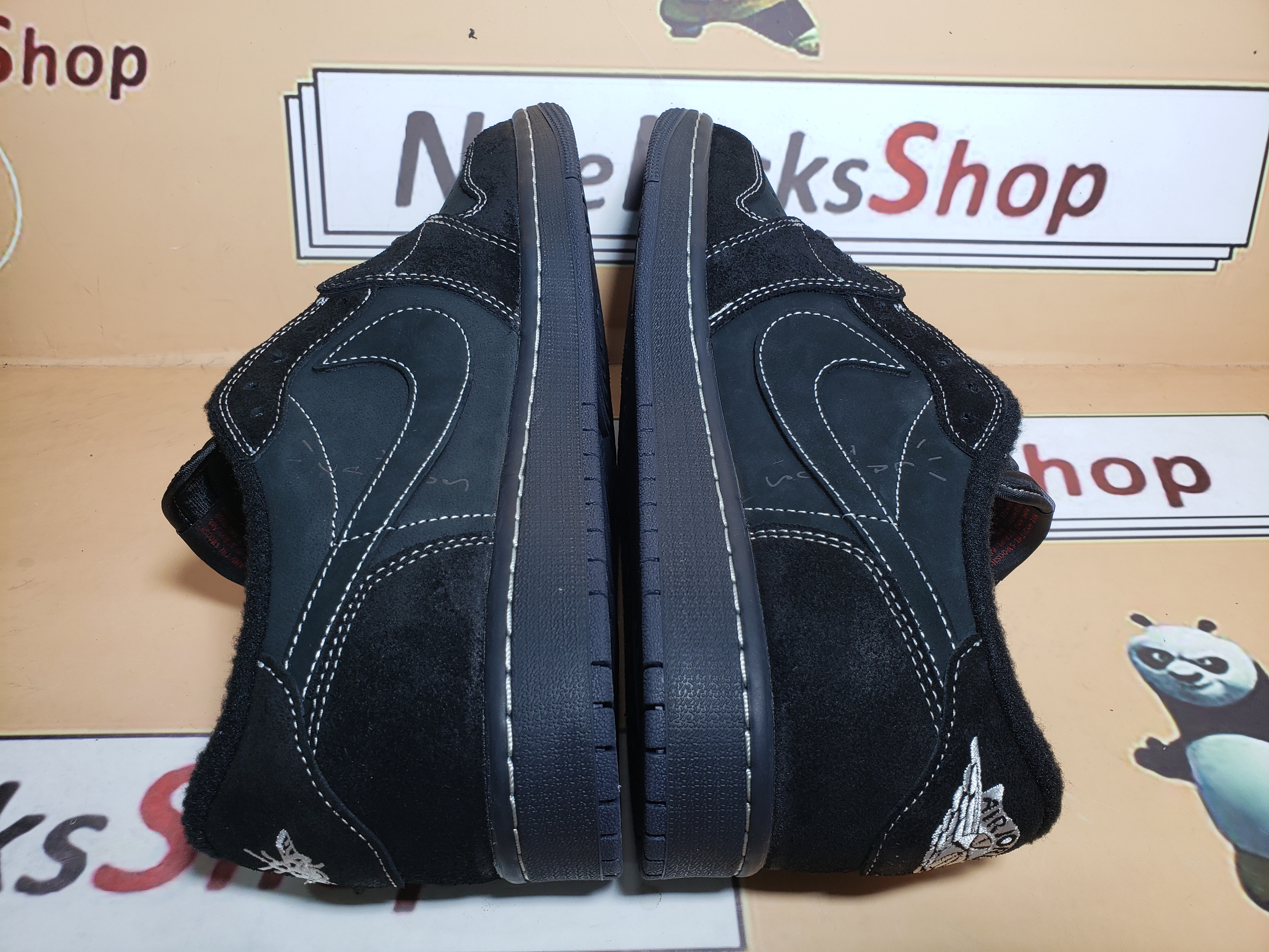 GET Travis Scott x Air Jordan 1 Low Black Phantom,DM7866-001 