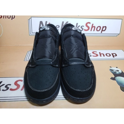 GET Travis Scott x Air Jordan 1 Low Black Phantom,DM7866-001  02