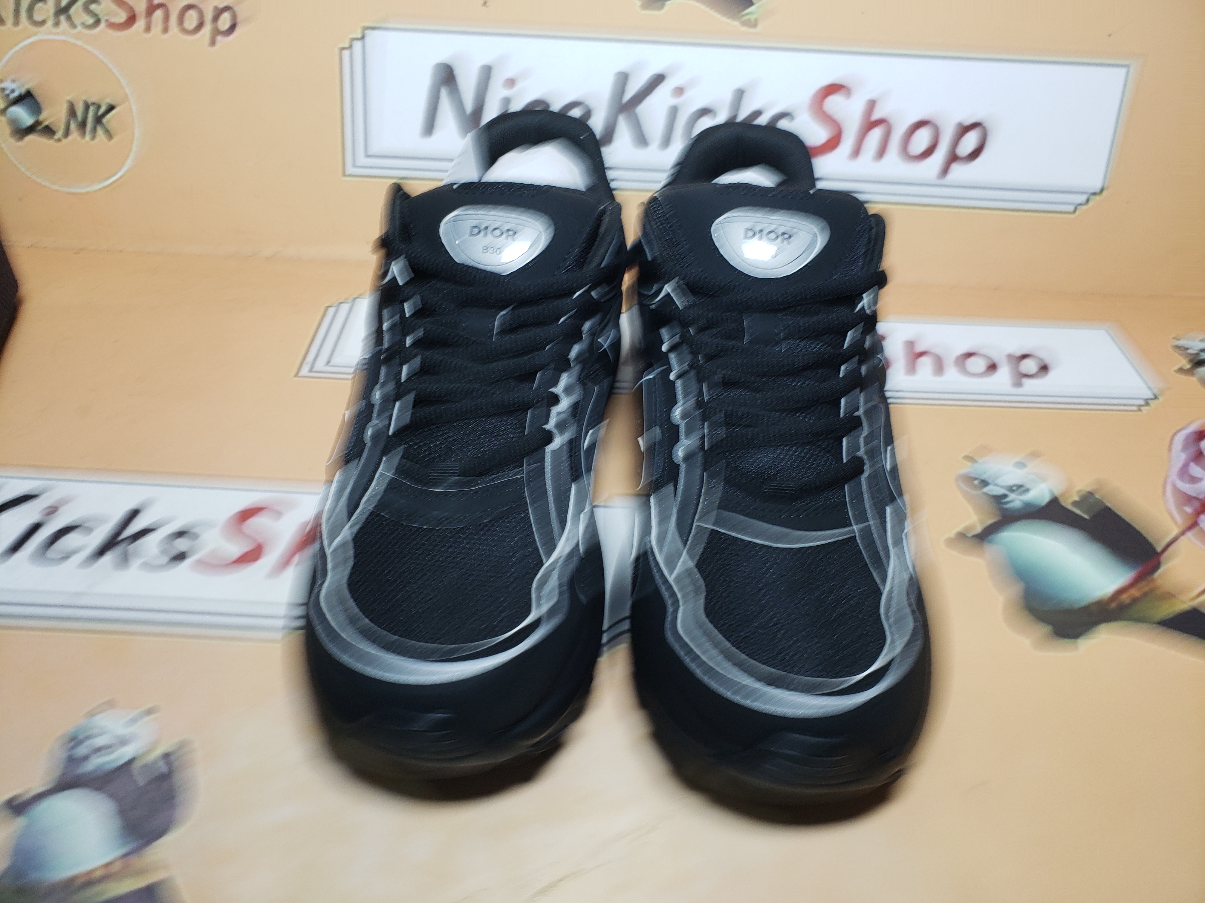  Perfectkicks  Dior B30 Light Grey Sneakers New Reflective 3SN27ZIR-16536