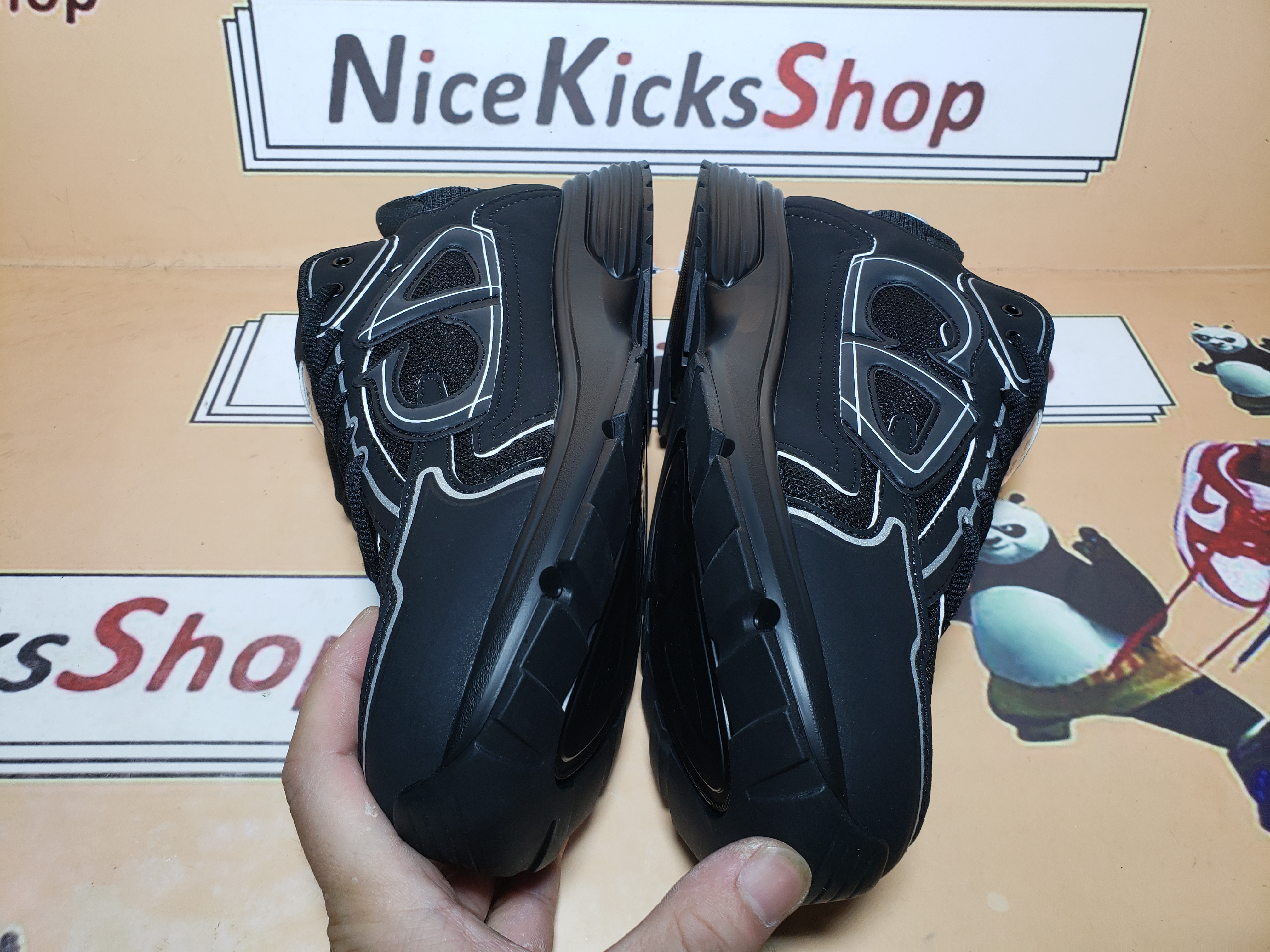  Perfectkicks  Dior B30 Light Grey Sneakers New Reflective 3SN27ZIR-16536