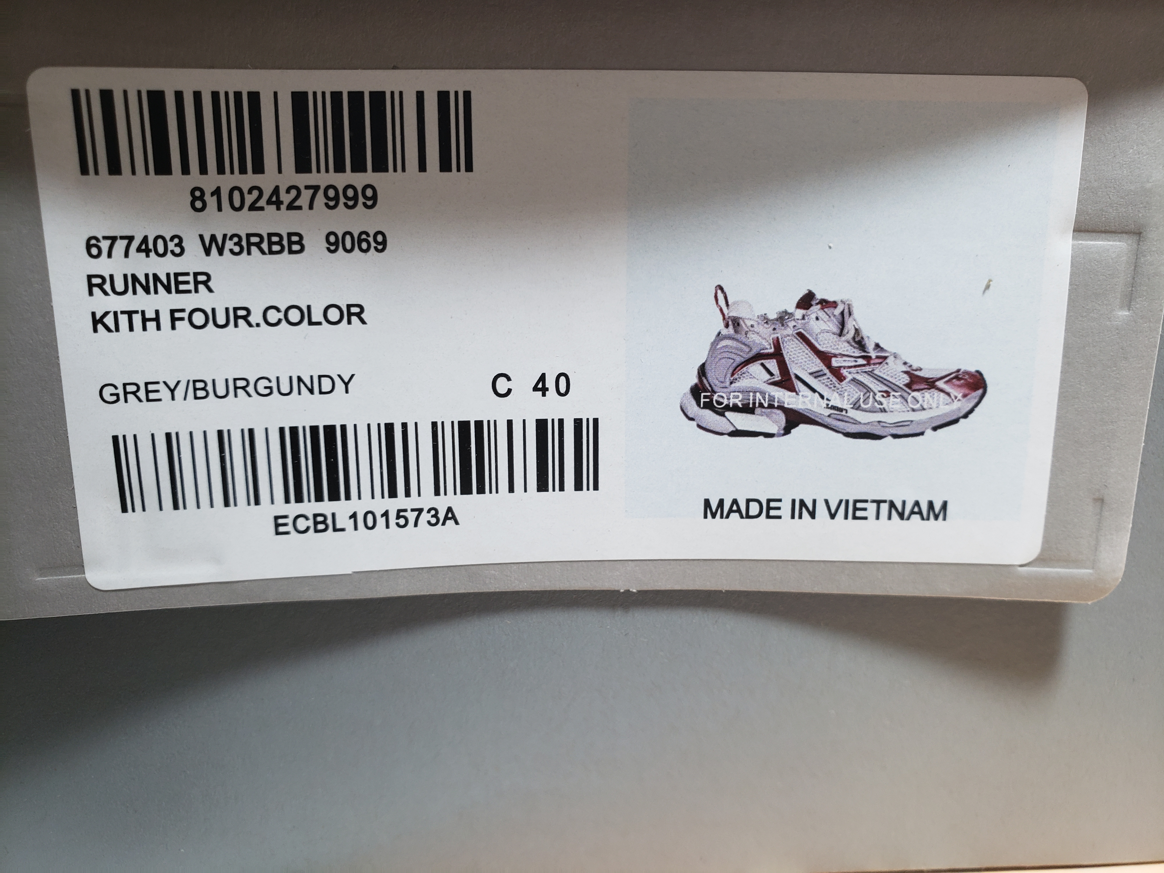  Perfectkicks Balenciaga Runner White Wine Red