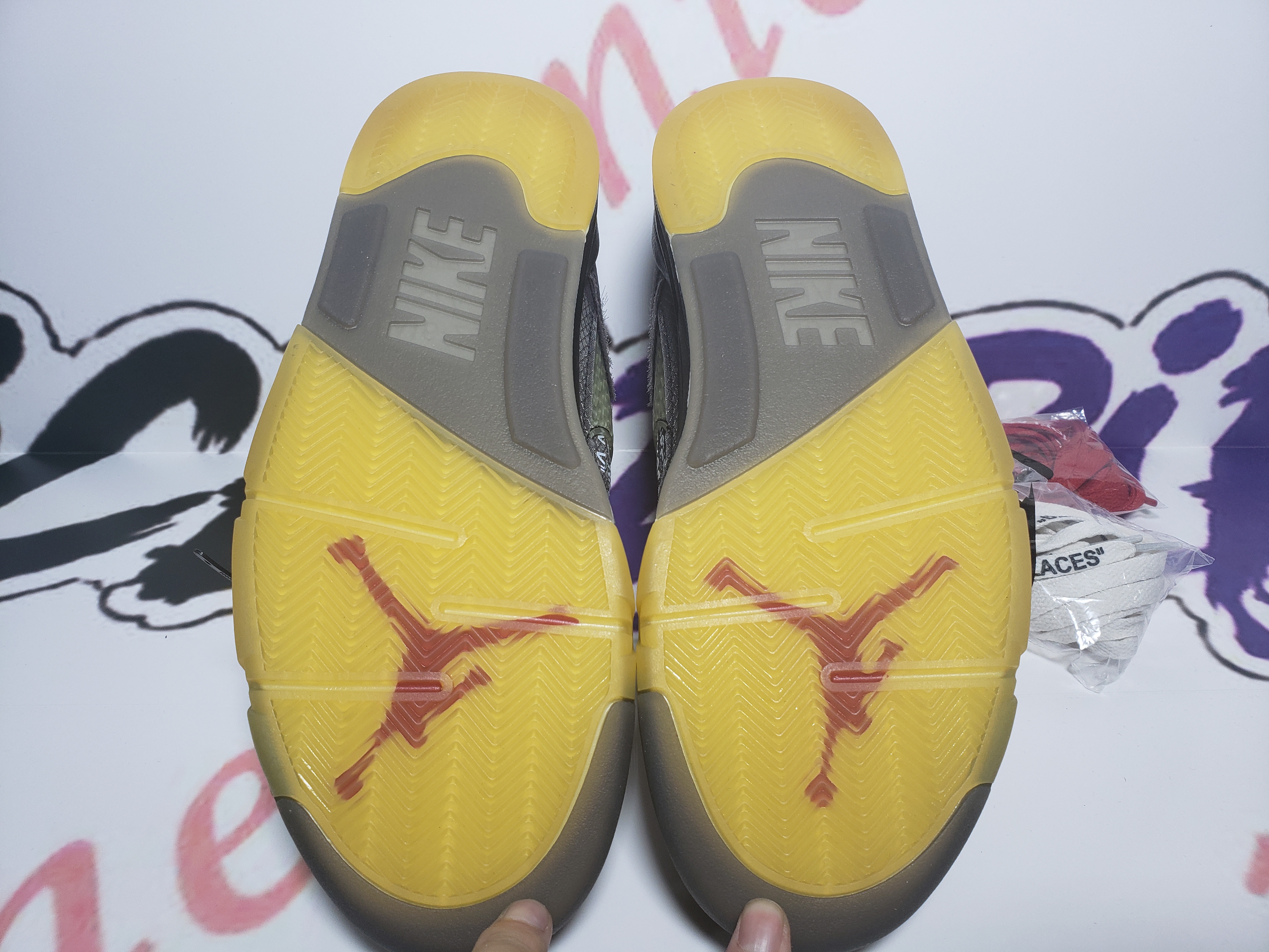  Perfectkicks Jordan 5 Retro Off-White Black,CT8480-001