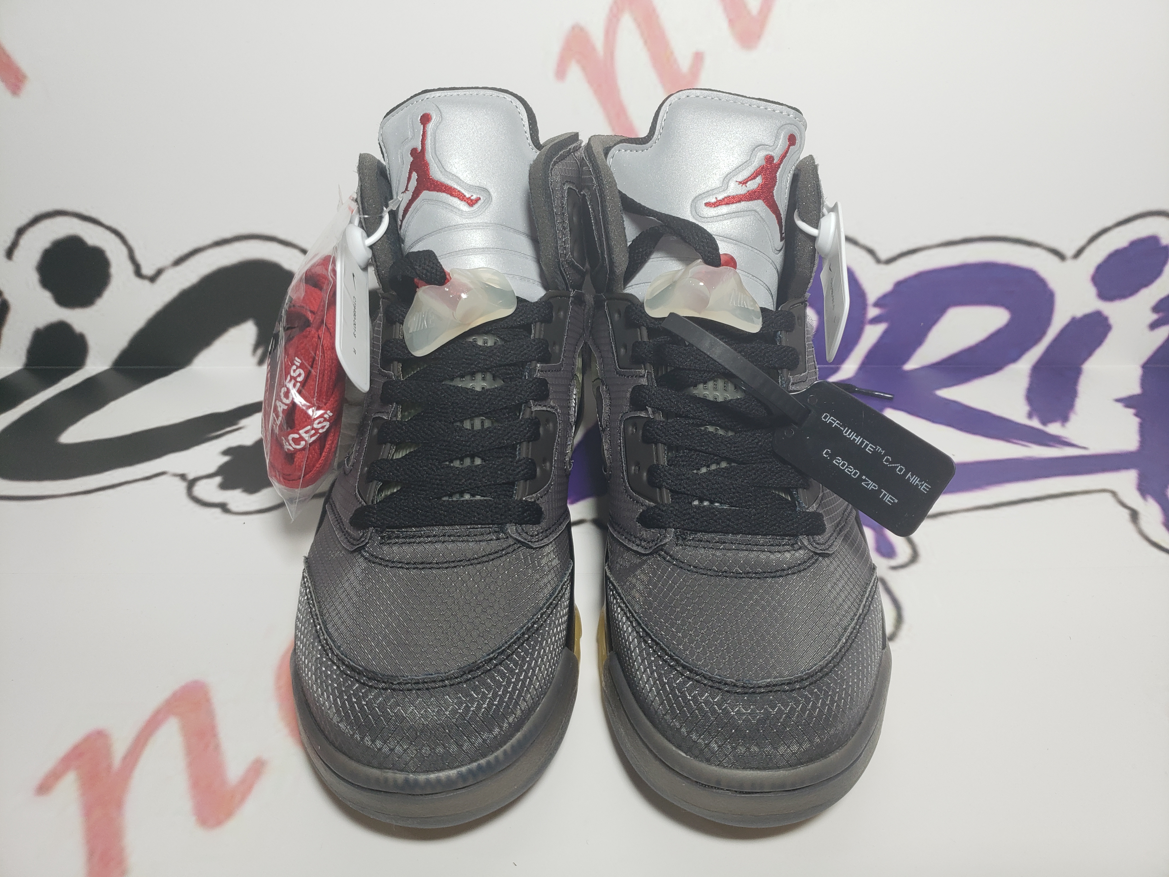  Perfectkicks Jordan 5 Retro Off-White Black,CT8480-001