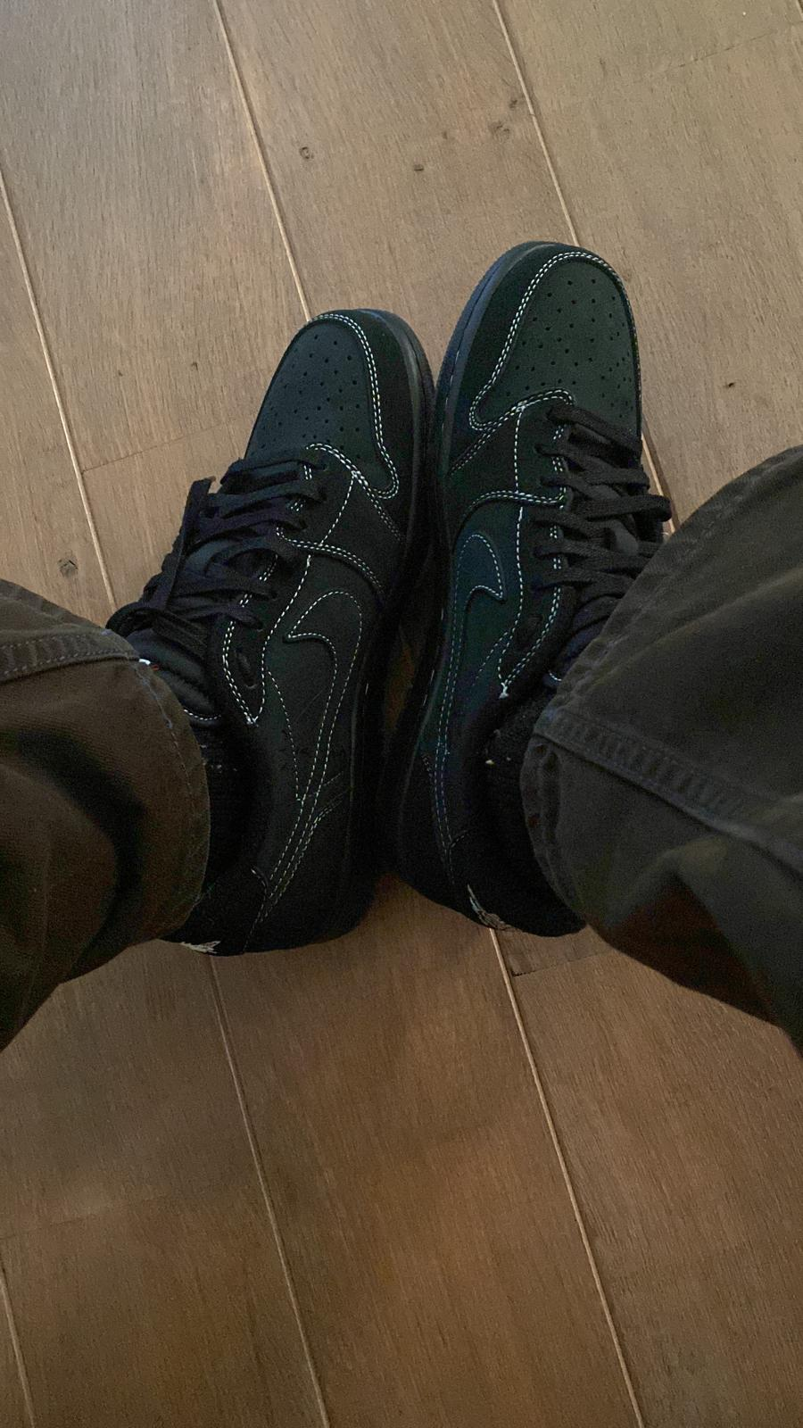  Perfectkicks Travis Scott x Air Jordan 1 Low Black Phantom,DM7866-001  review Cap 01