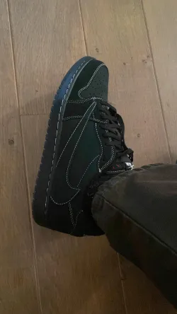 PK Travis Scott x Air Jordan 1 Low Black Phantom,DM7866-001  review Cap 03